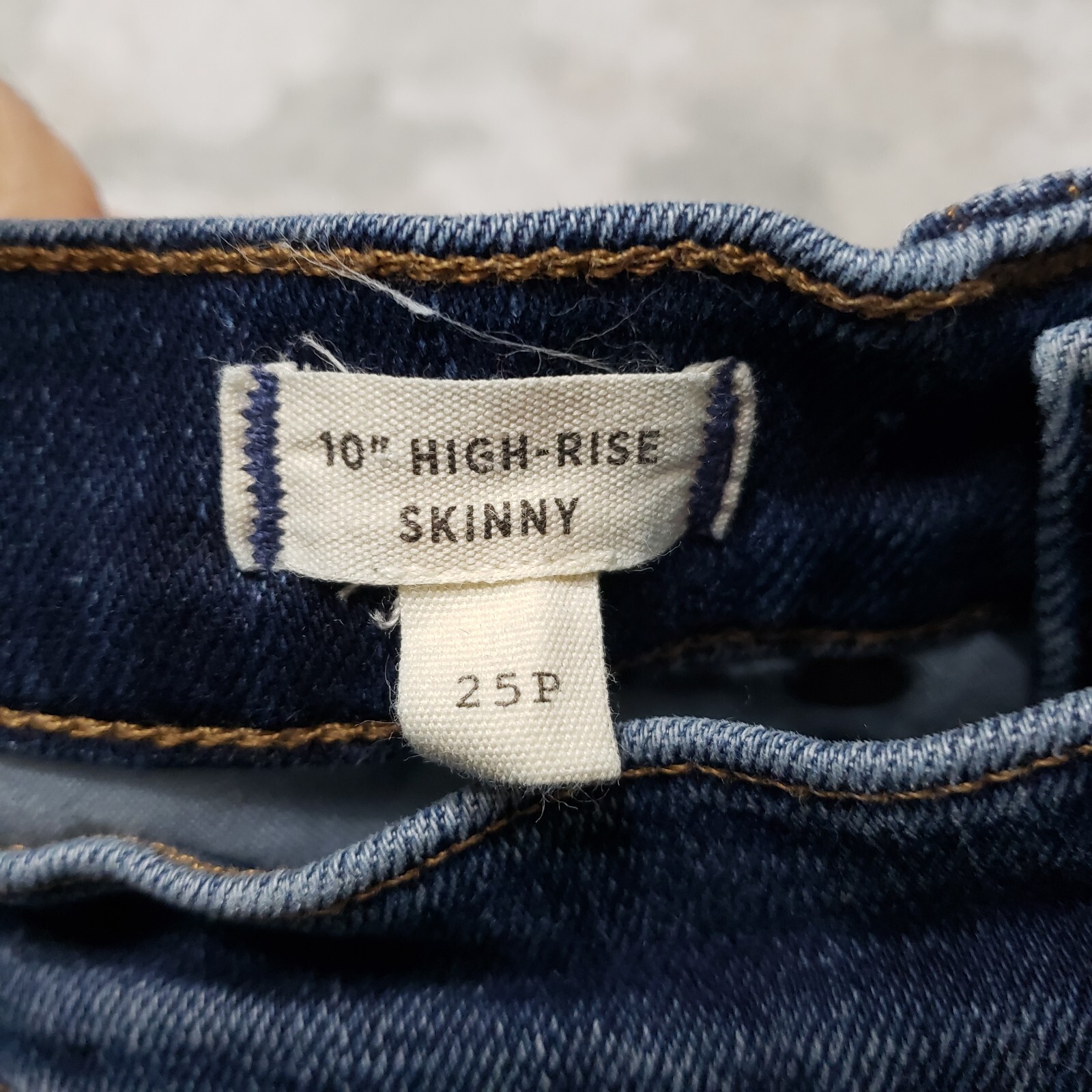 Madewell Jeans Womens 25P Blue High Rise Skinny Denim Dark Wash