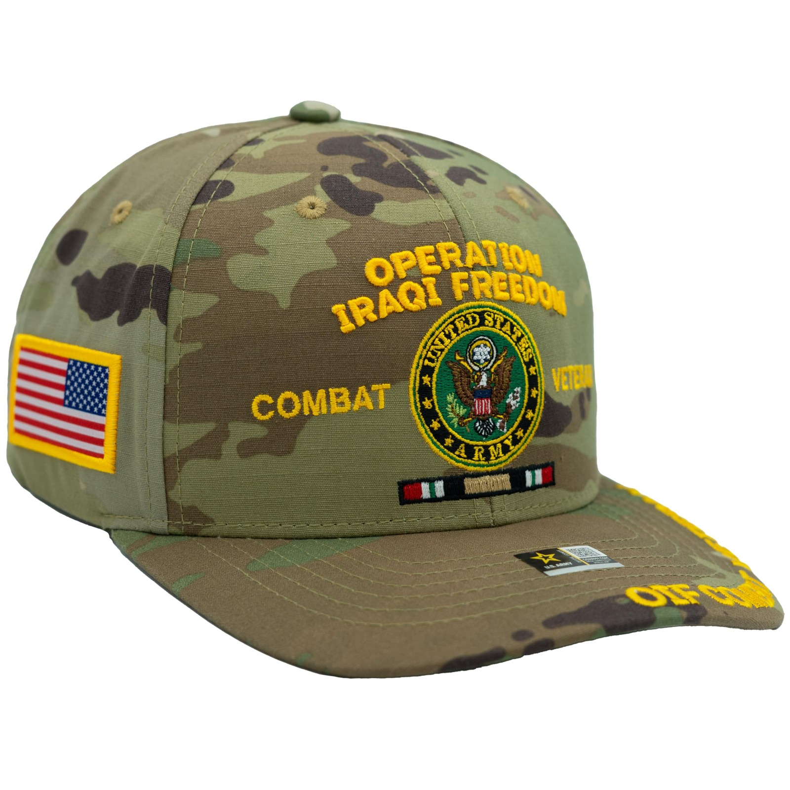 Operation Iraqi Freedom Veteran Hat for Men Official Licensed US Army OIF Com…