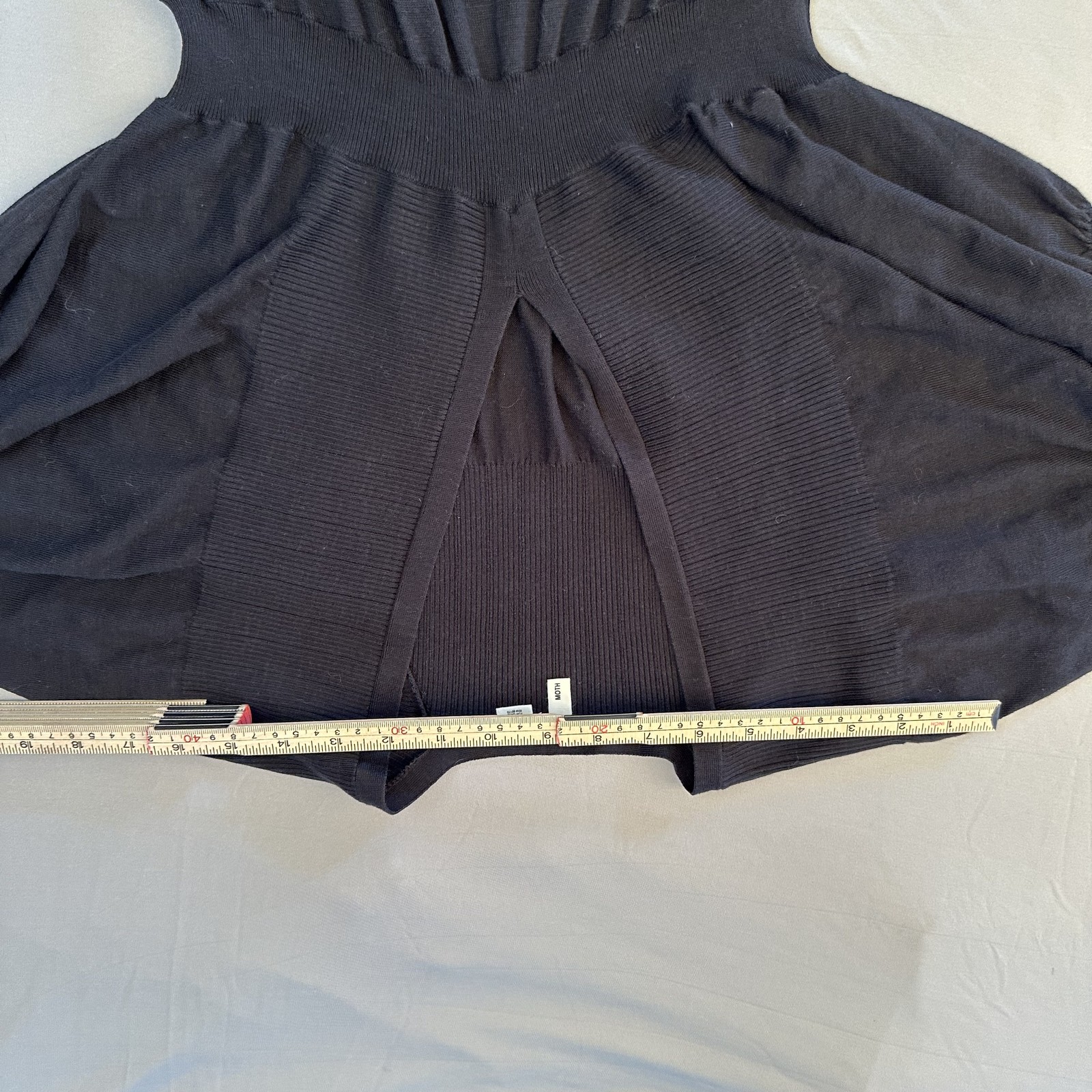Moth Sweater Dress Womens Medium Batwing Dolman Sleeve Knit Pullover