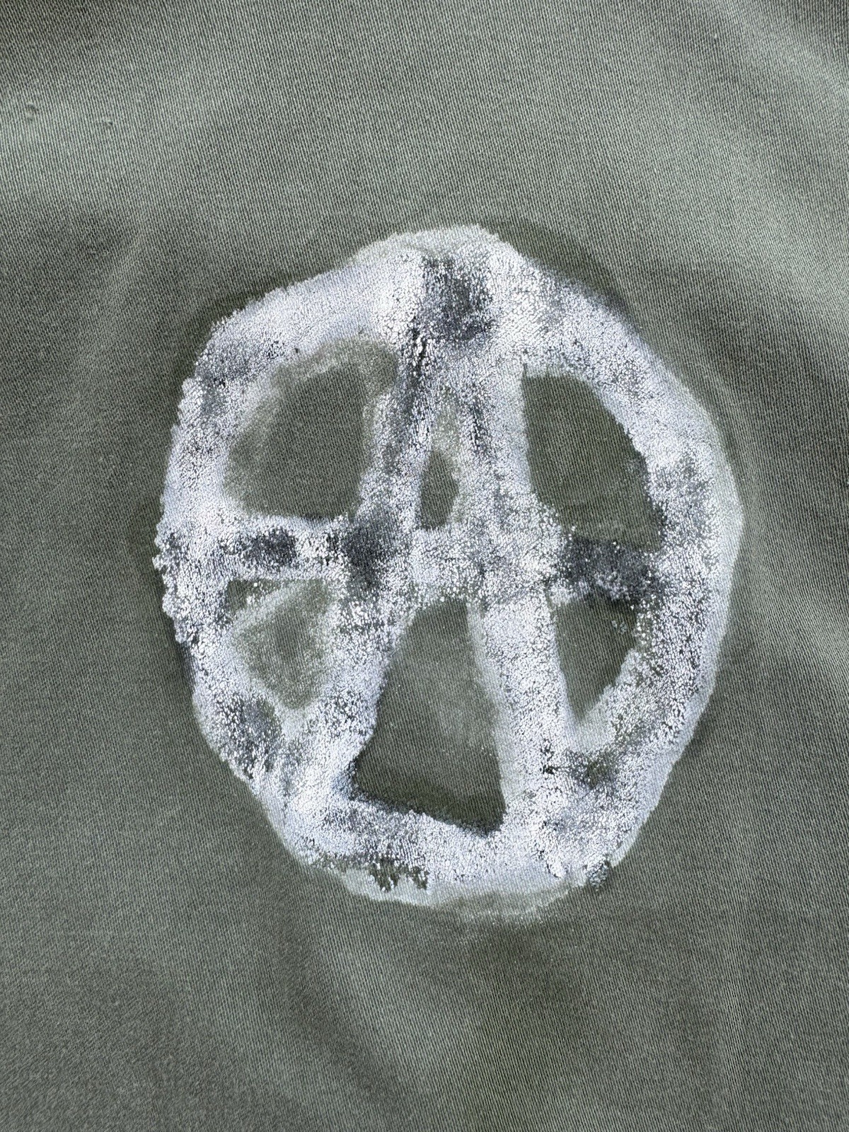 1950s Vtg Korean War US Army 13 Star Utility Shirt Military Punk Rock Skate 50s