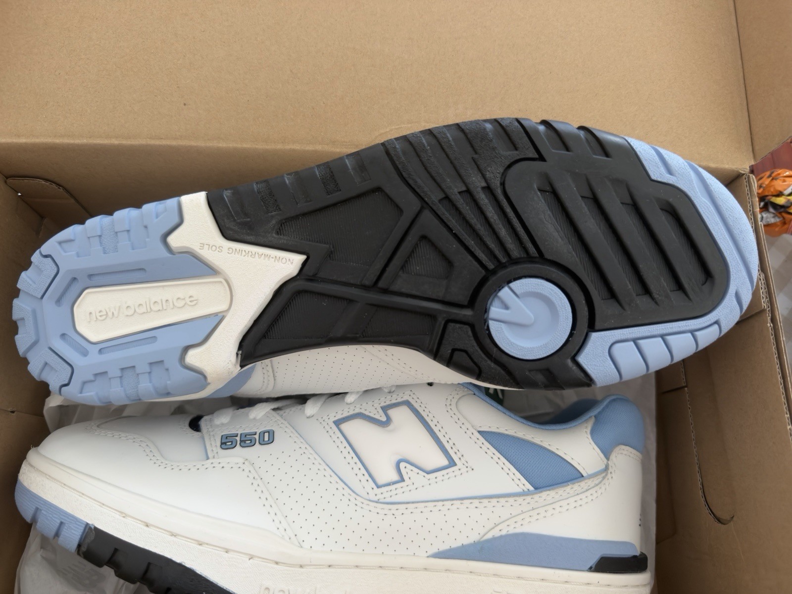 Size 10 – New Balance 550 UNC Team Carolina Blue BRAND NEW