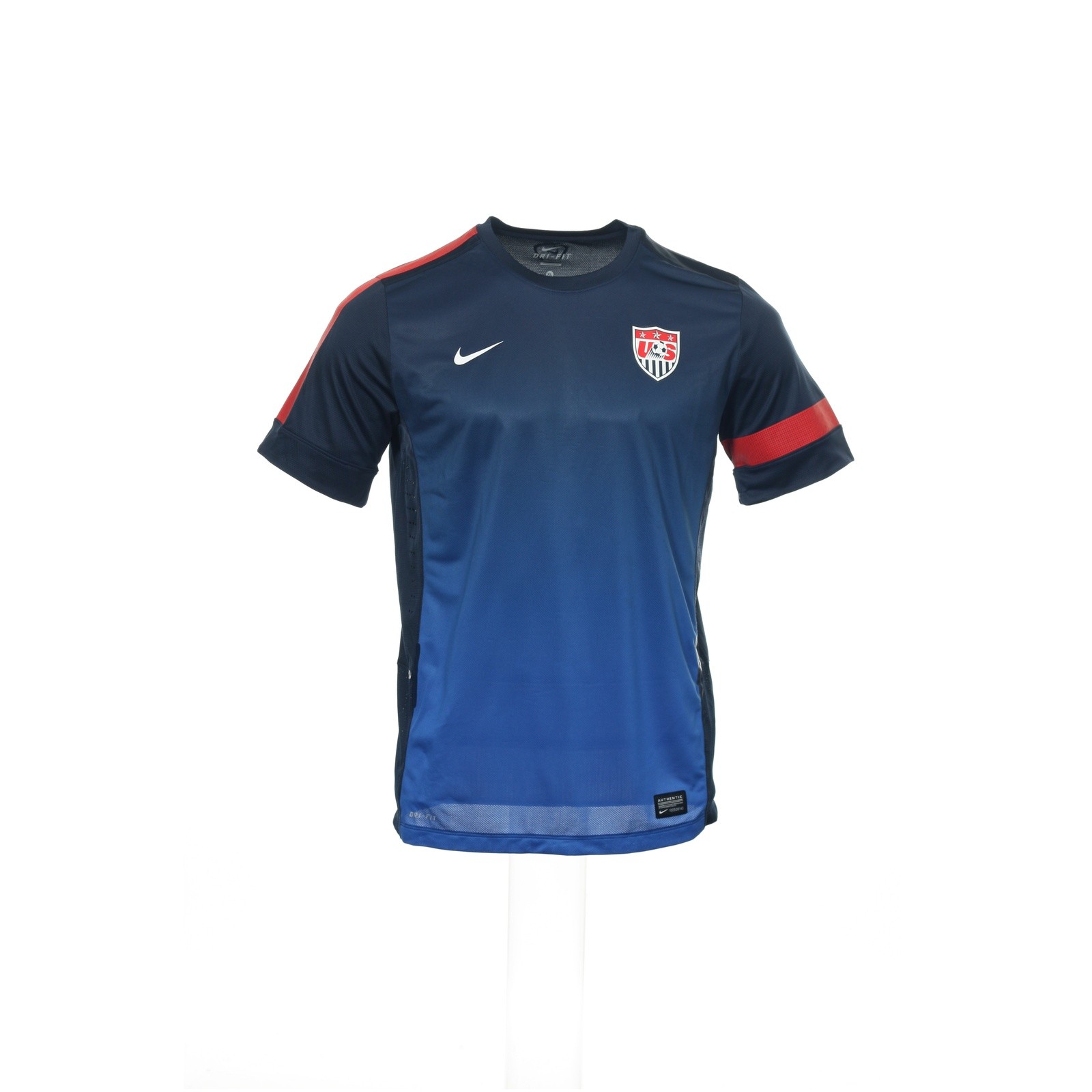 Nike Mens Jersey XL Blue Heather 100% Recycled Polyester Athletic Soccer Shirt