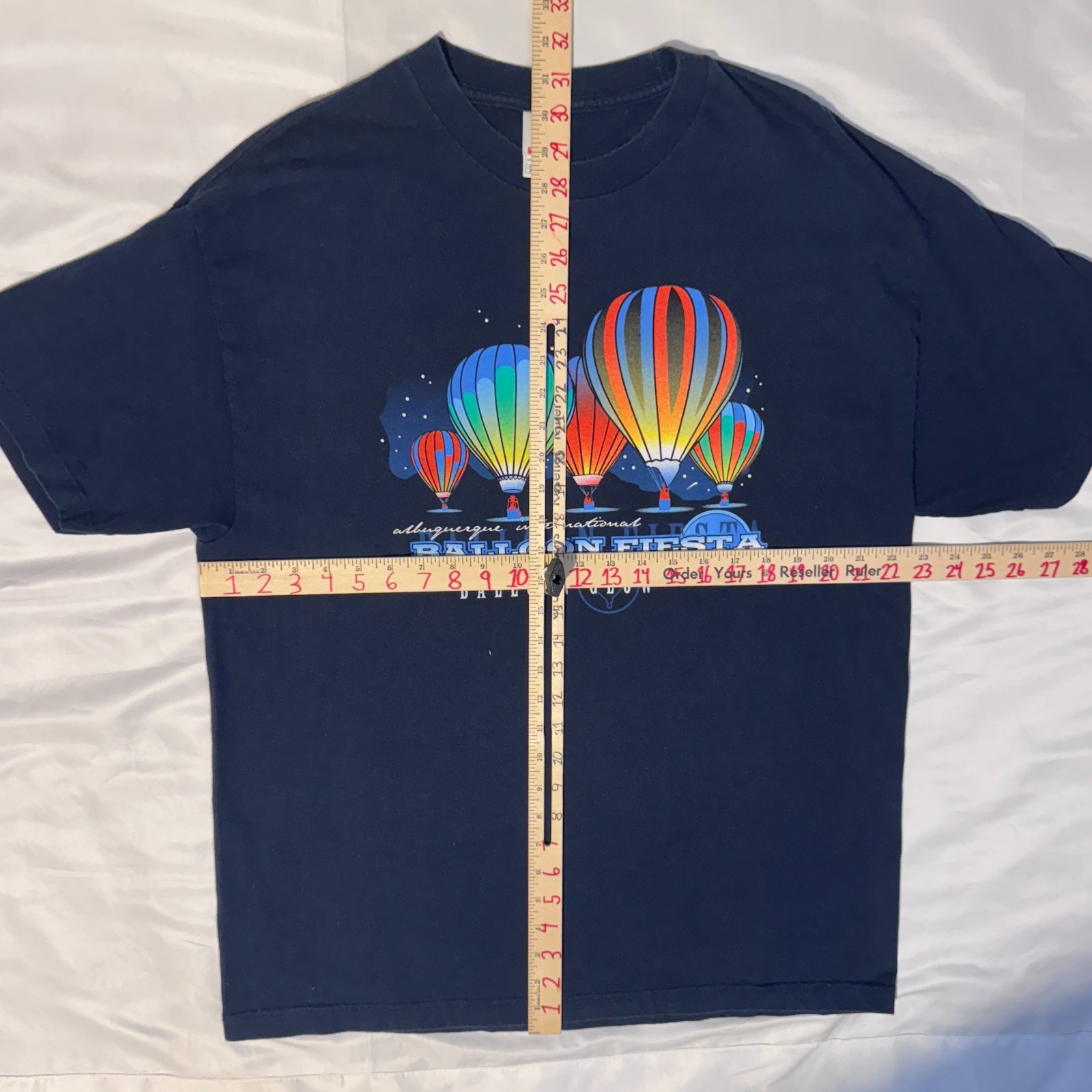 Balloon Fiesta Balloon Glow Albuquerque New Mexico Festival Y2K Tshirt – XL