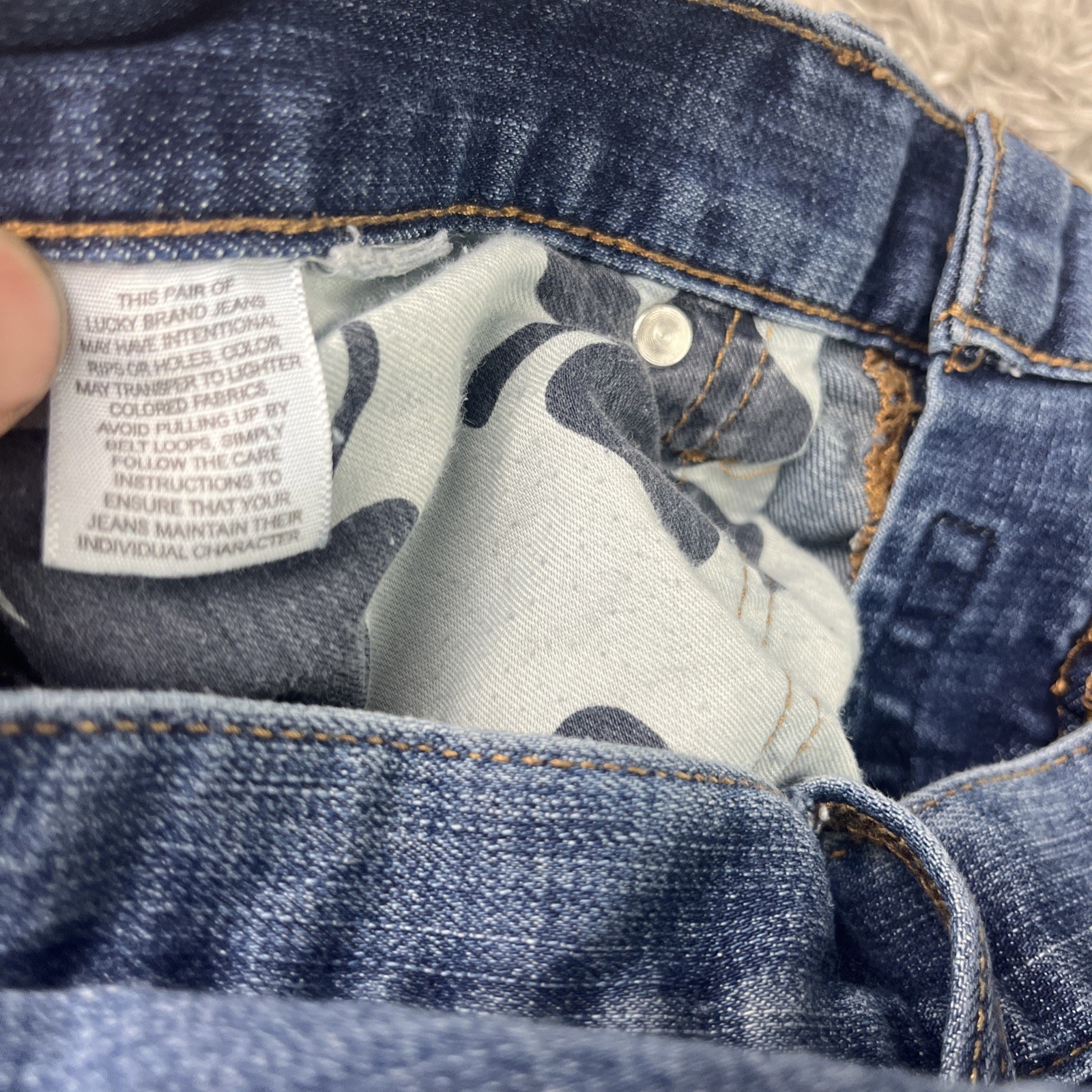 Lucky Brand Mens Jeans 221 Original Straight 32×32 Blue Denim 5 Pocket