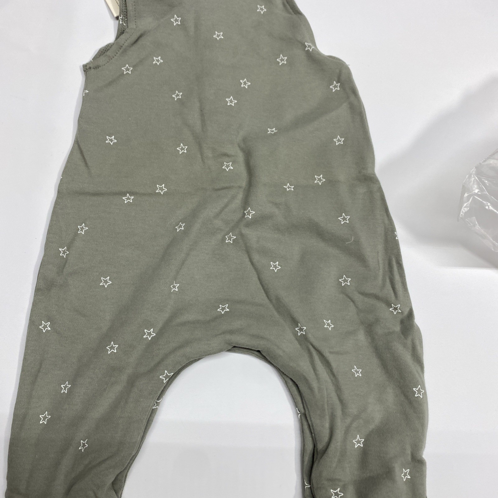 Q by Quincy Mae Baby Brushed Jersey Jumpsuit – Stars Size 3-6 Months