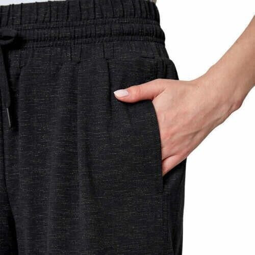 Mondetta Women’s Everyday Pull-on Walking Shorts (Black Combo, Size S) NWT