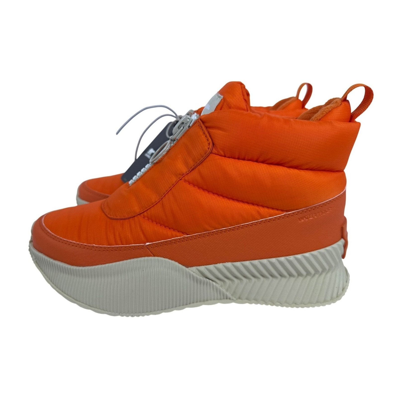 Sorel x prAna Out N About Winter Boot Womens 8 Orange Puffy Waterproof Insulated