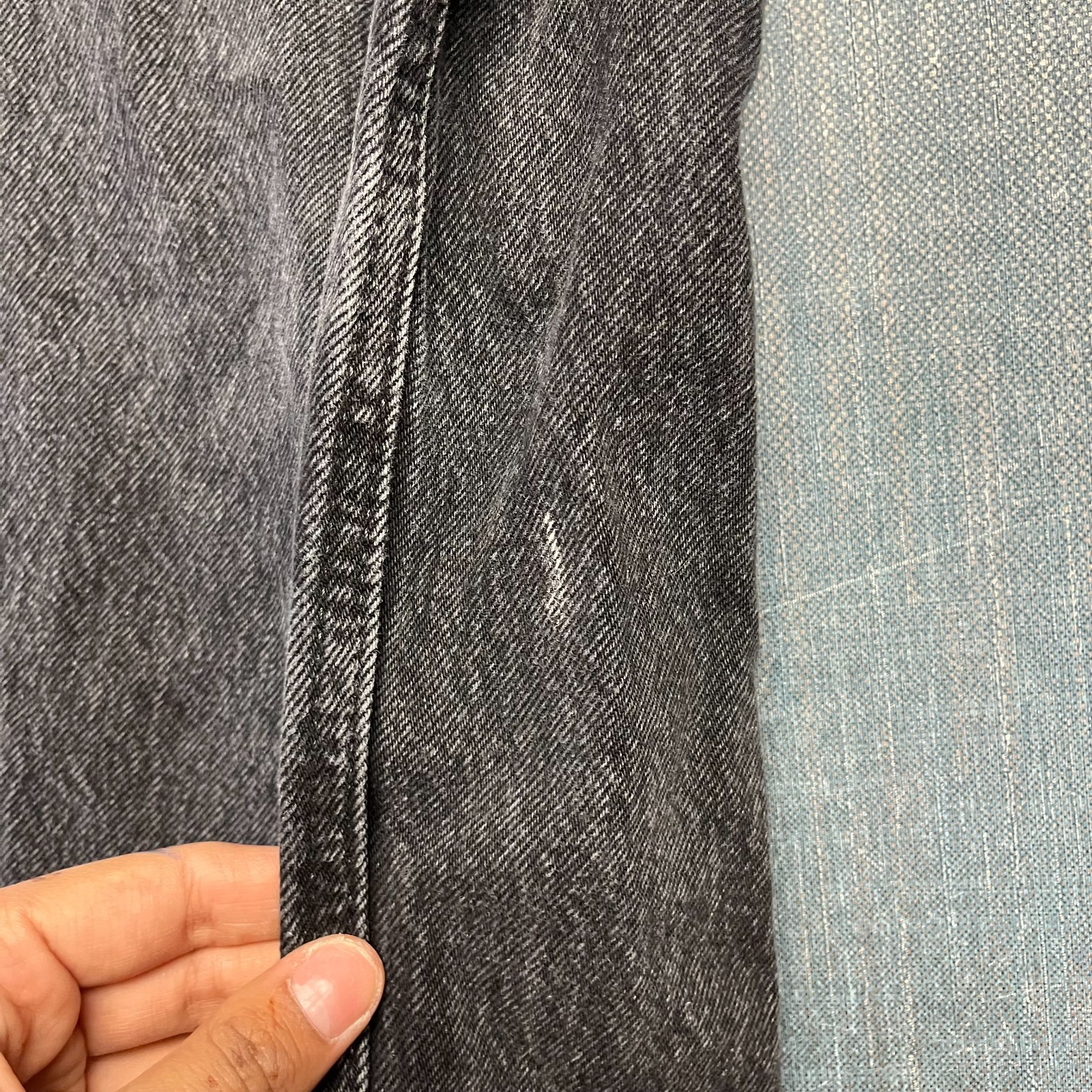 Empyre Men’s Jeans Size 27 Black Acid Wash Loose Fit Y2K Casual Distressed