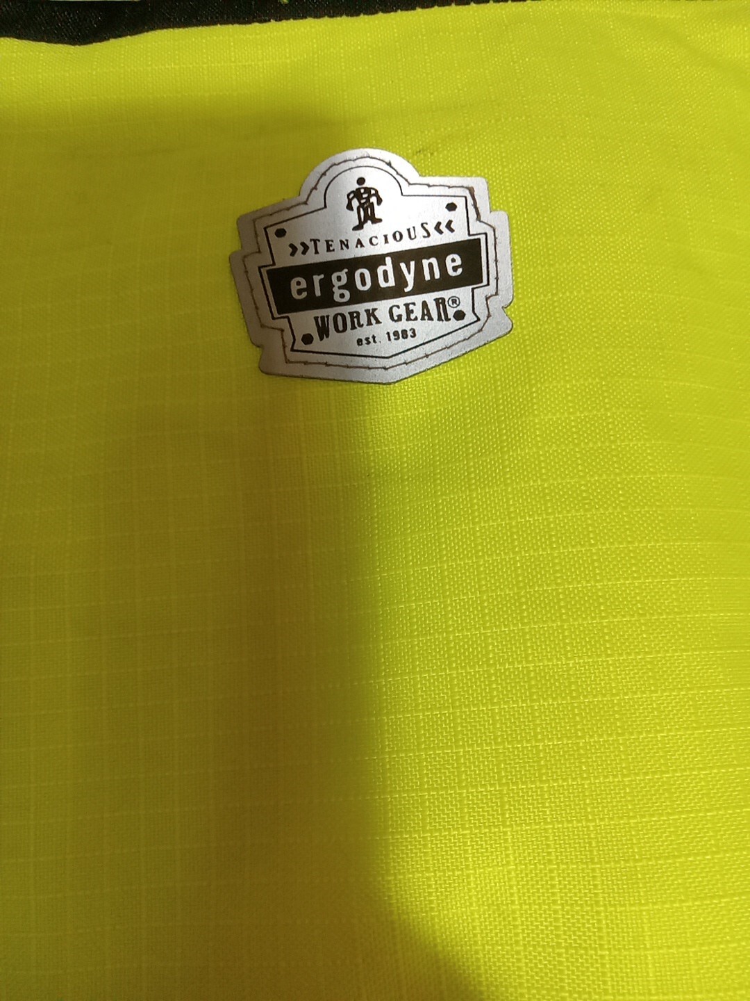 Ergodyne HI VISIBILITY REFLECTIVE ROAD WORK SAFETY JACKET Sz L MISSING LINER