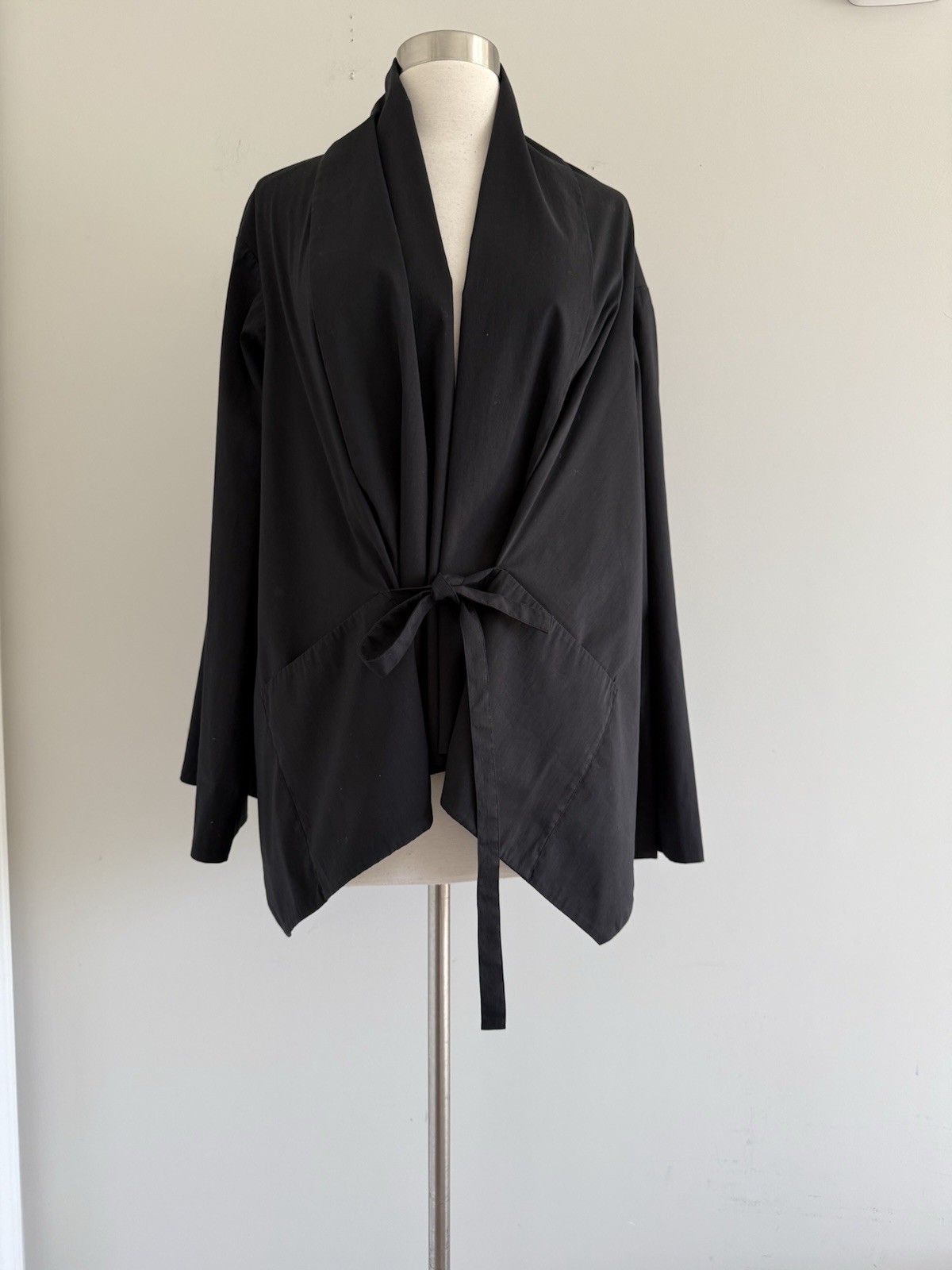 LAFAYETTE 148 NEW YORK COTTON POLYAMIDE OPEN FRONT POCKETS JACKET SIZE P