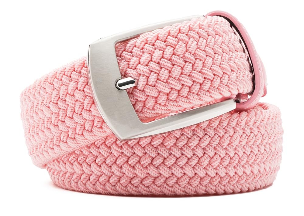 Fabio Valenti Canvas Elastic Fabric L（fits waist 37″- 41″ ）L, 1197 L Pink