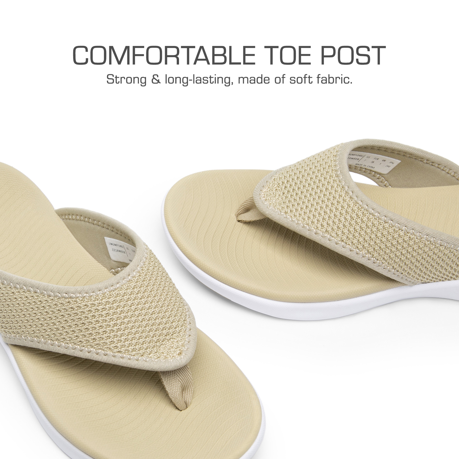 Women’s Flip Flops Thong Sandals Air Cushion Arch Support Beach Pool Shoes NEW