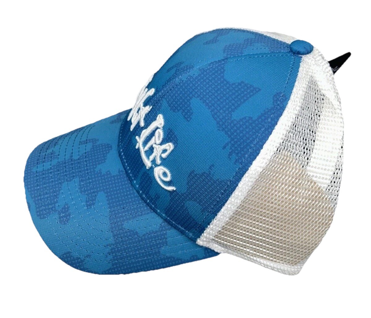SALT LIFE Mesh Back SNAPBACK Hat Cap OSFM ONE SIZE BLUE WHITE Salty NWT