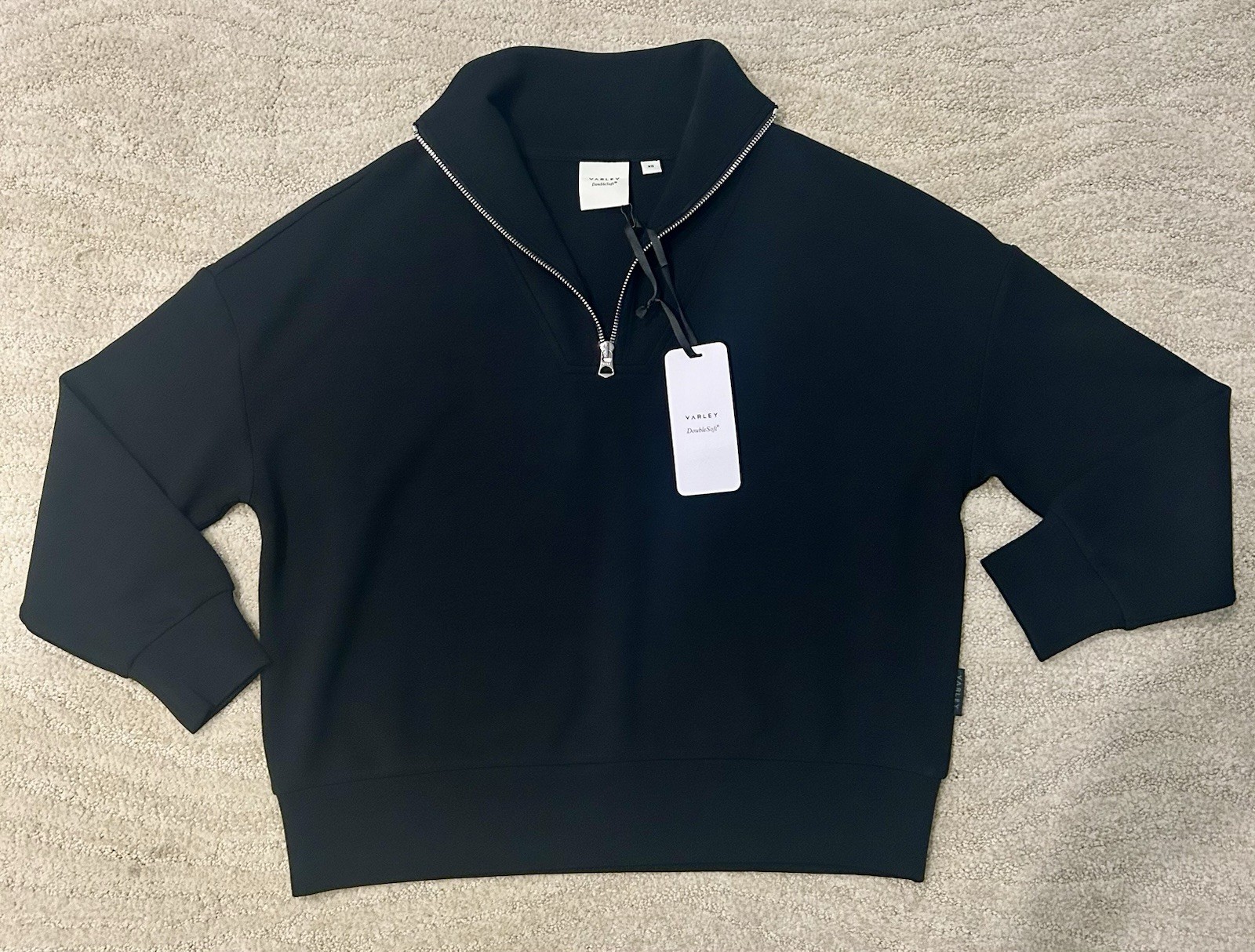 VARLEY Woman’s black Hawley half zip Sweater/pullover, SZ XS, BNWT**