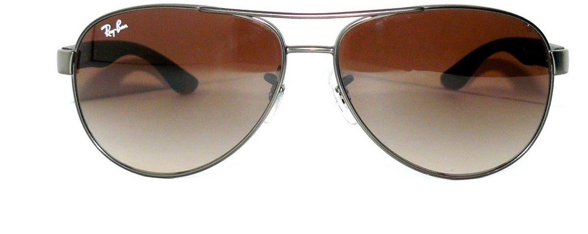 RAY BAN SUNGLASSES GREY BROWN RB 3457 AVIATOR 8409 PILOT 3025 EYEGLASSES 8303 CASE