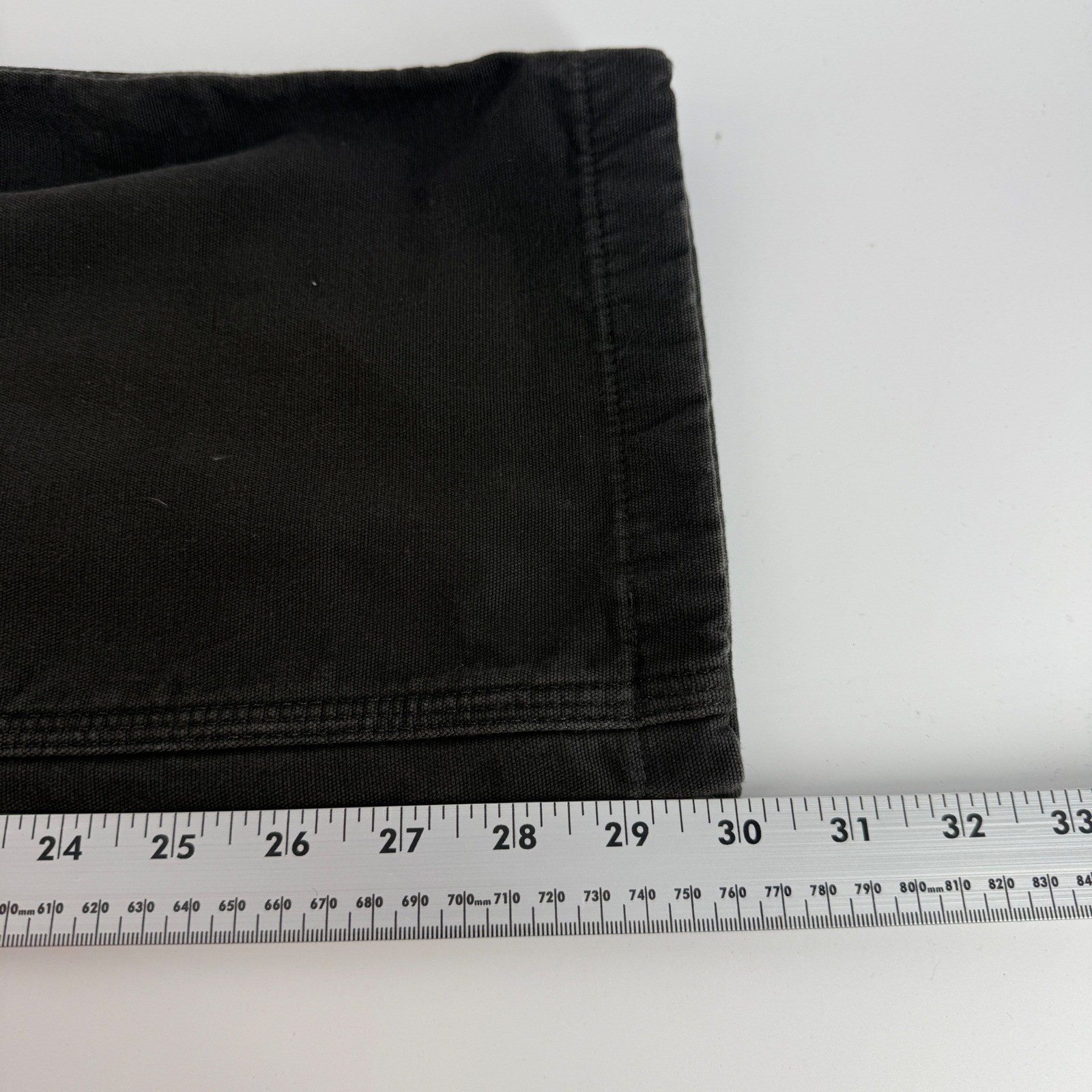 Carhartt Relaxed Fit Canvas Work Pants Mens 35×34 Gray 103342-306 Tool Pocket