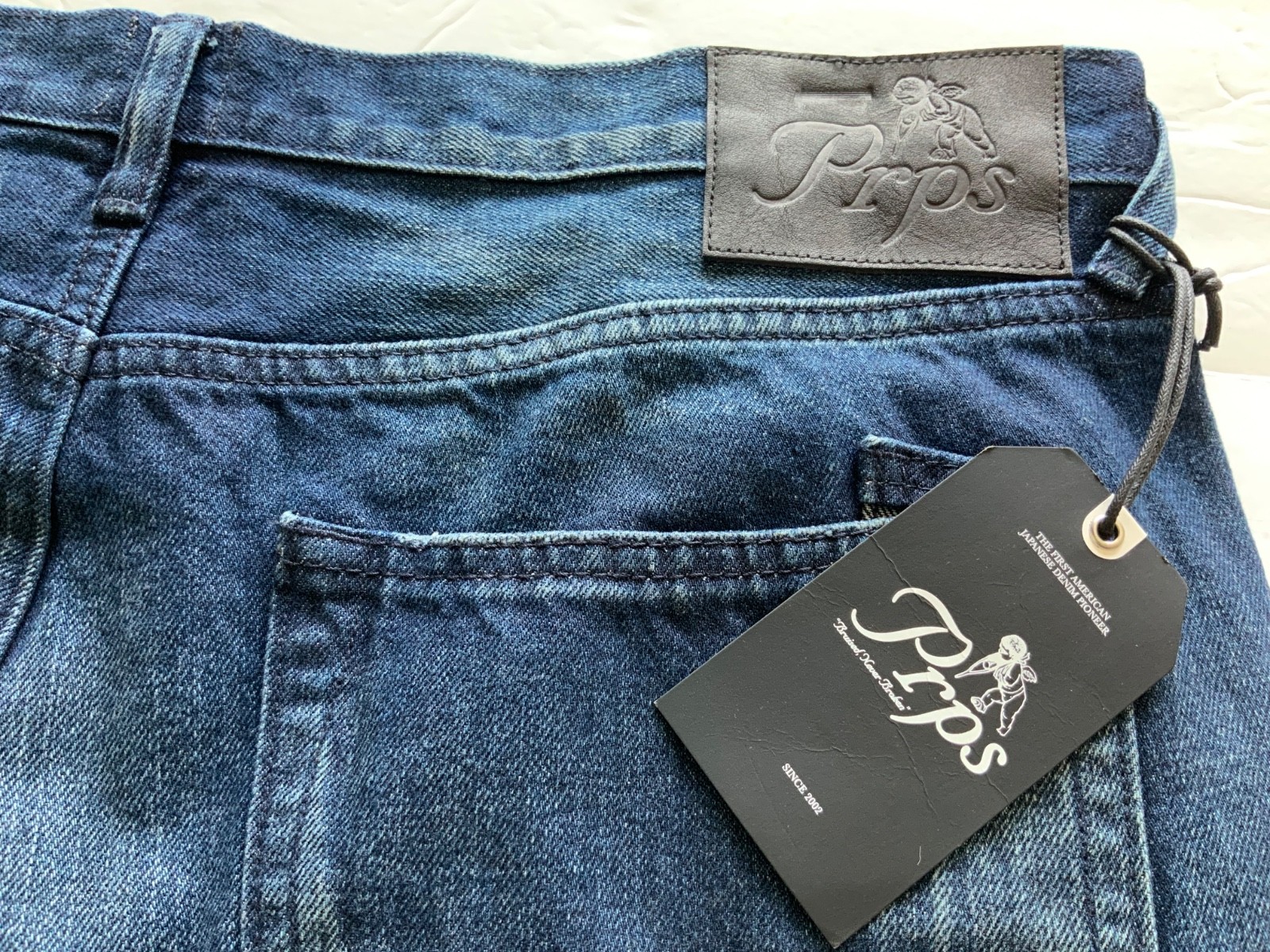 PRPS DAYTONA SLENDER FIT Men’s Jeans Size 38 BUTTON FLY CARGO POCKETS NWT RARE