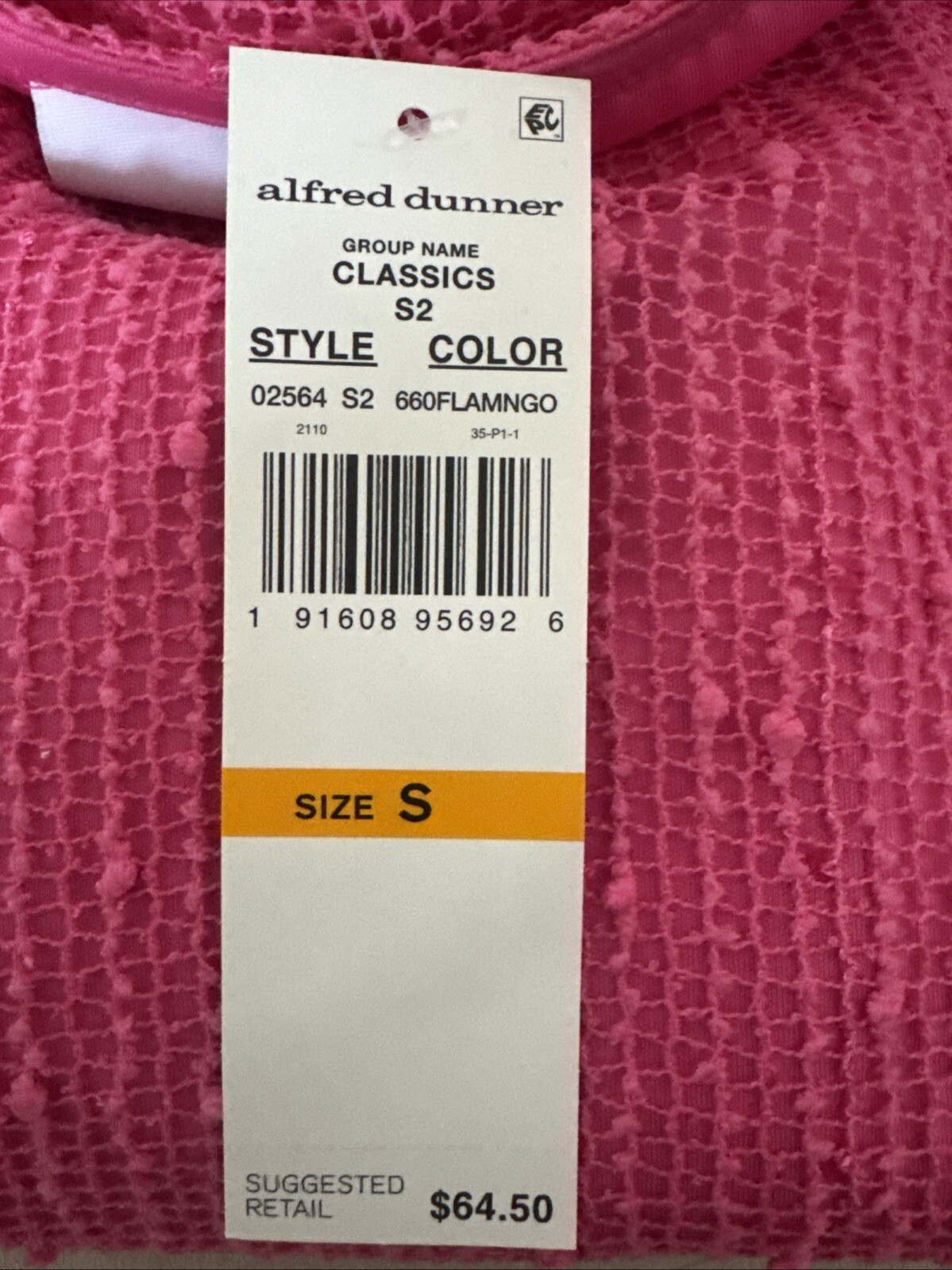 PICK SIZE / COLOR – Alfred Dunner Womens Popcorn Knit Top