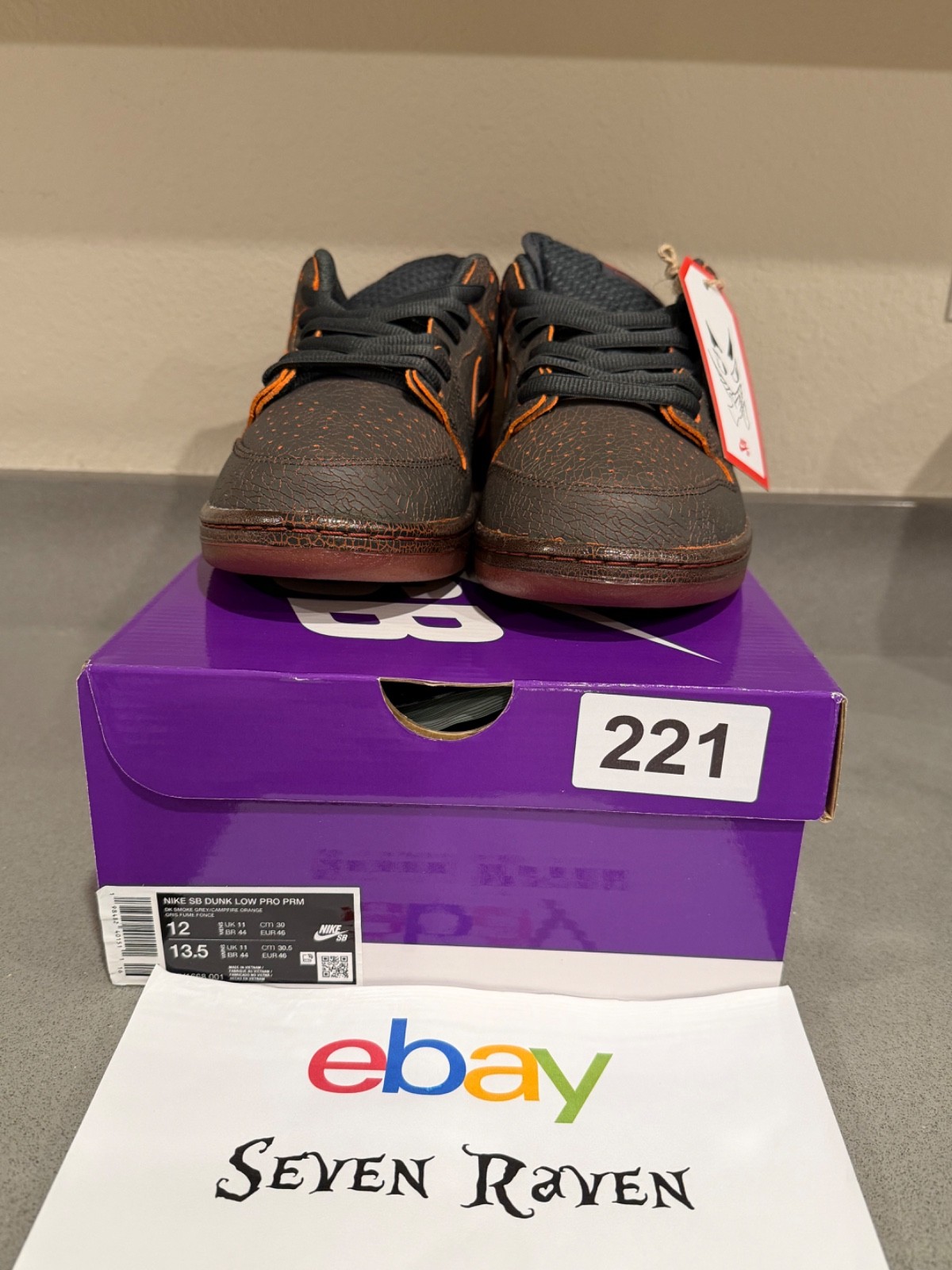 Nike Dunk Low SB Krampus HV1668-001 SIZE 12 BRAND NEW IN HAND LIMITED