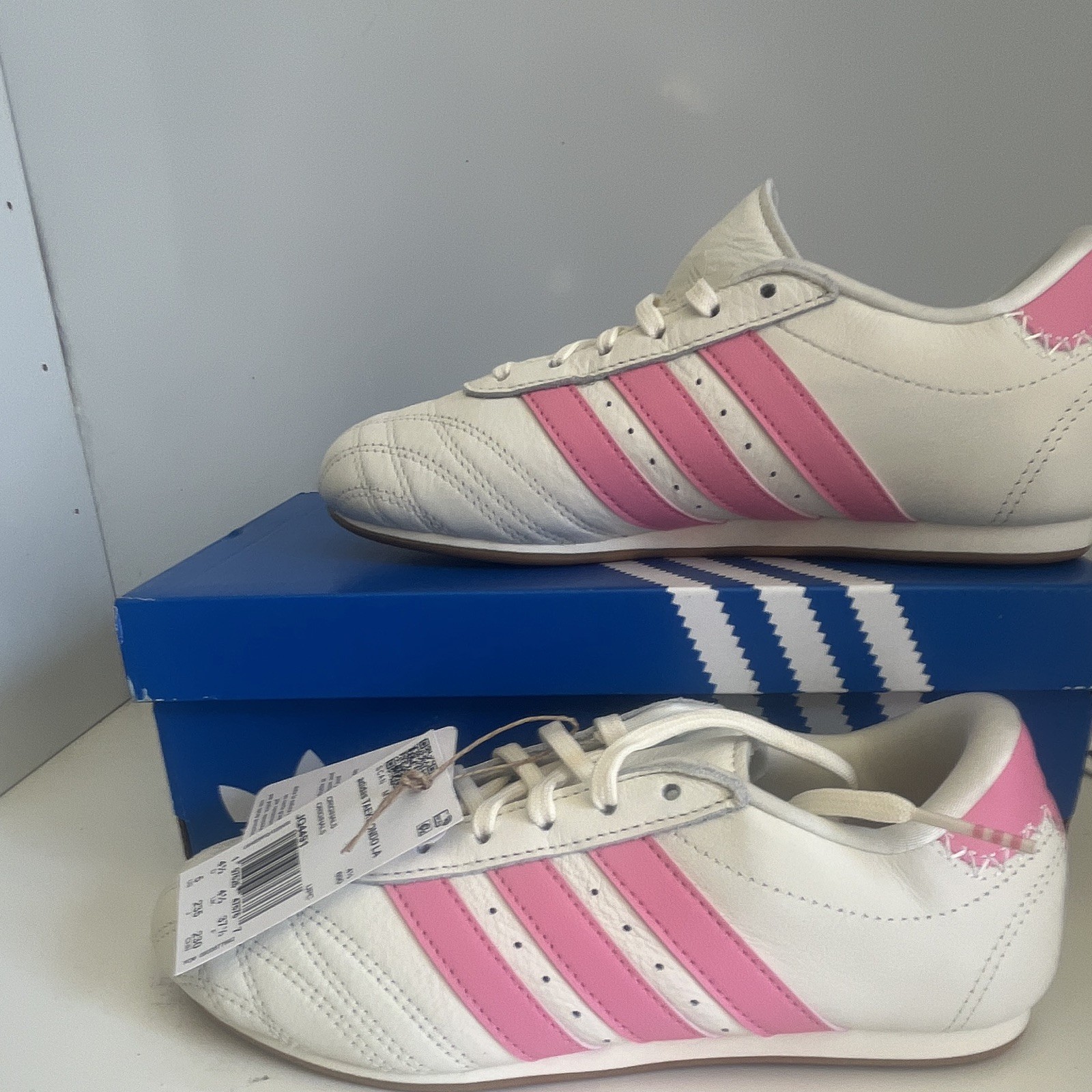 adidas Samba OG Kids Leather White/Pink Low Top US 5 EU 37 1/3 IF1814