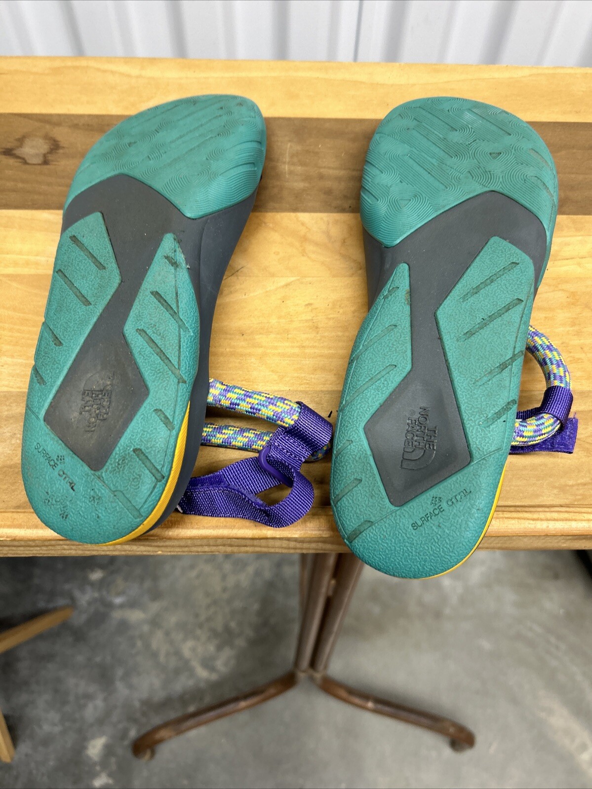 The North Face Base Camp Switchback Sandals Size 8 Purple Strap Multicolor Ropes