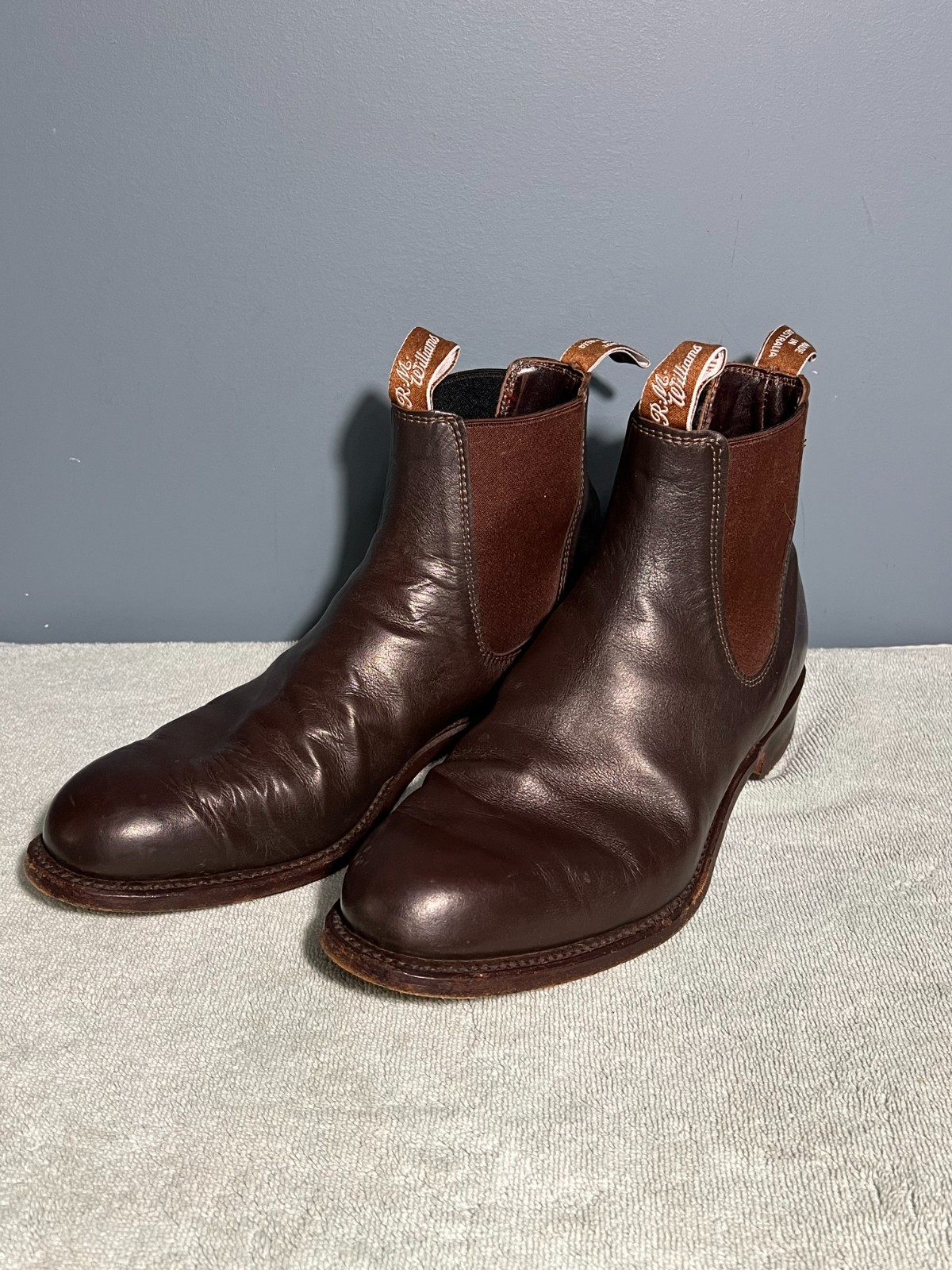 RM Williams Comfort Craftsman Chelsea Brown – Men’s AUS/UK 10.5 H | US 11.5