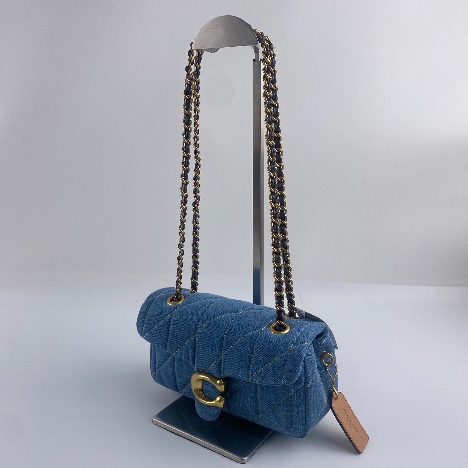 Coach Tabby Shoulder Bag 20 Quilted CR701 Denim Blue