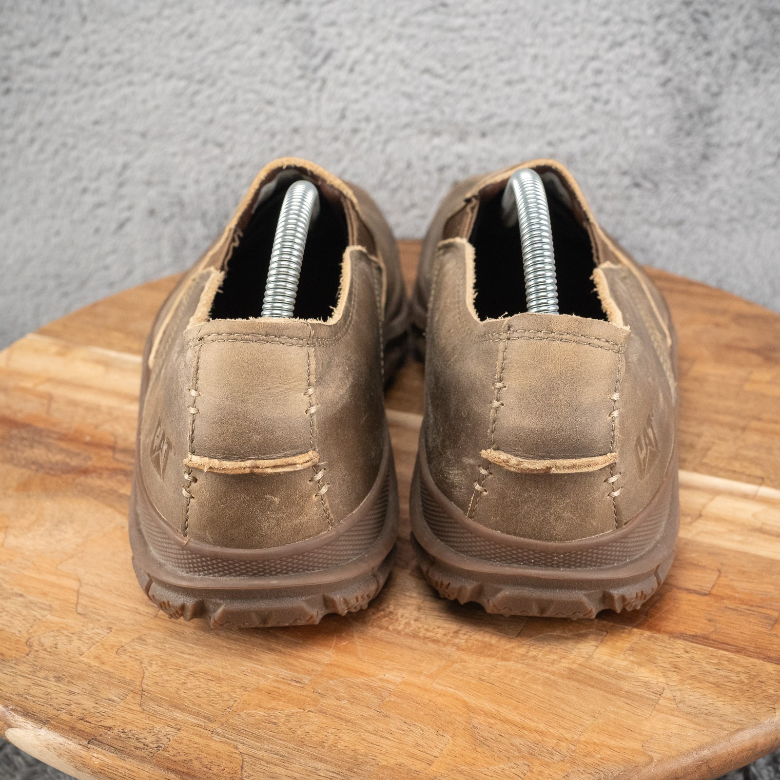 Caterpillar Men Fused Slip On Shoe Brown Casual Size 9
