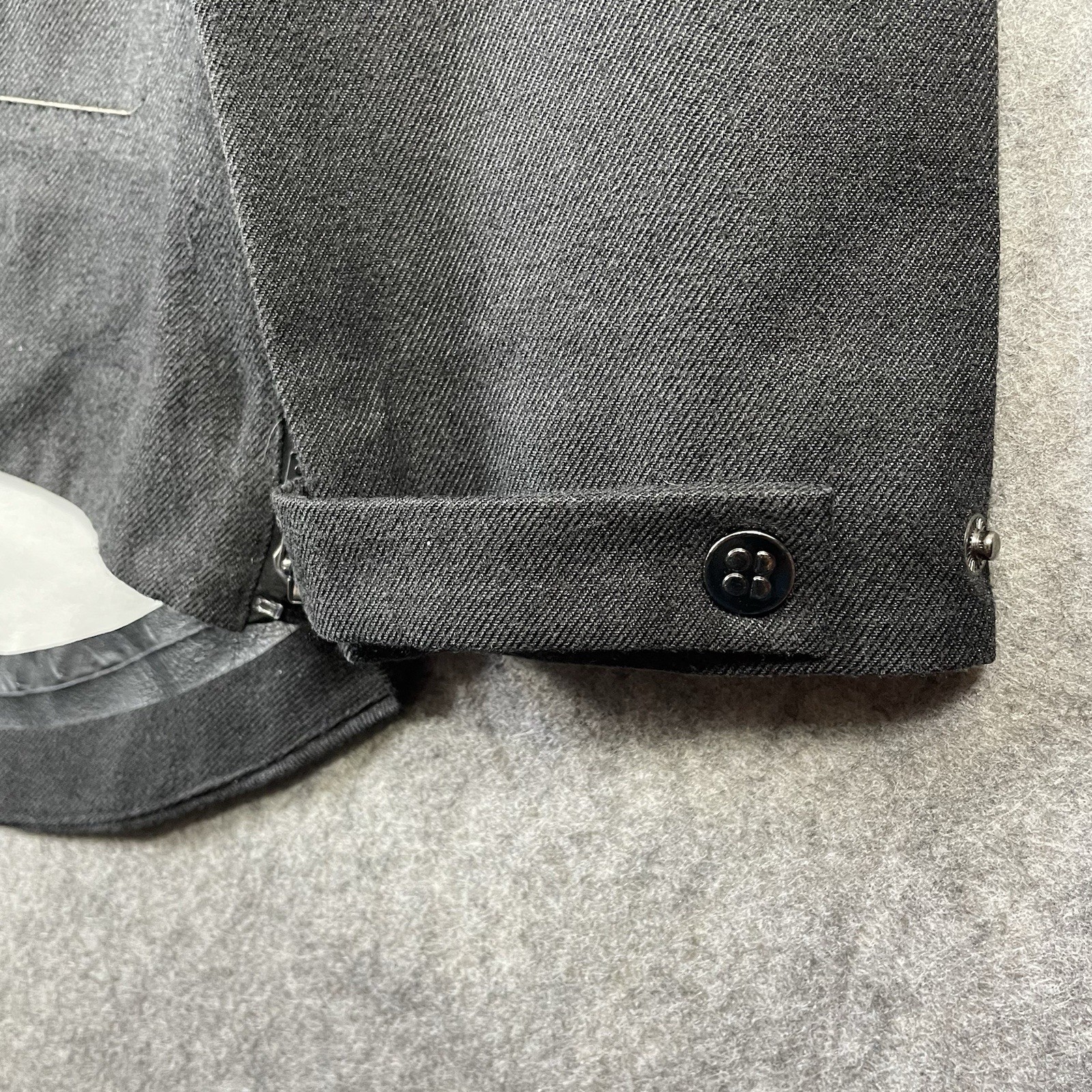 Sweaty Betty Waterproof Raincoat Womens Small Black Grey London Outdoor Coat *