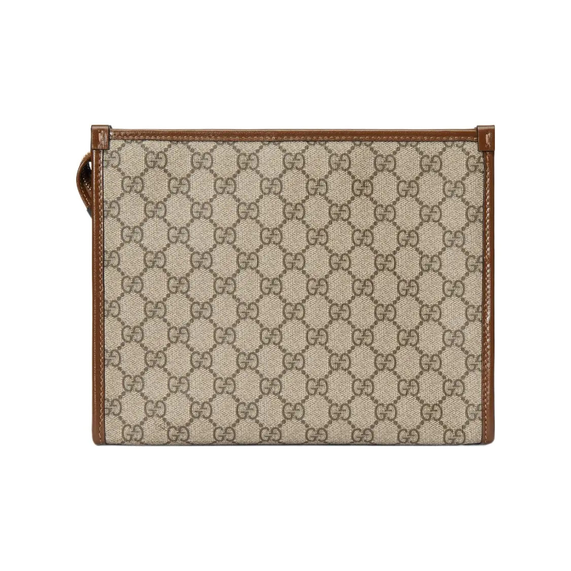 Gucci Vintage Floral Full Print Zipper Handbag Makeup Bag Men’s 10.2×2.3×7.8 in