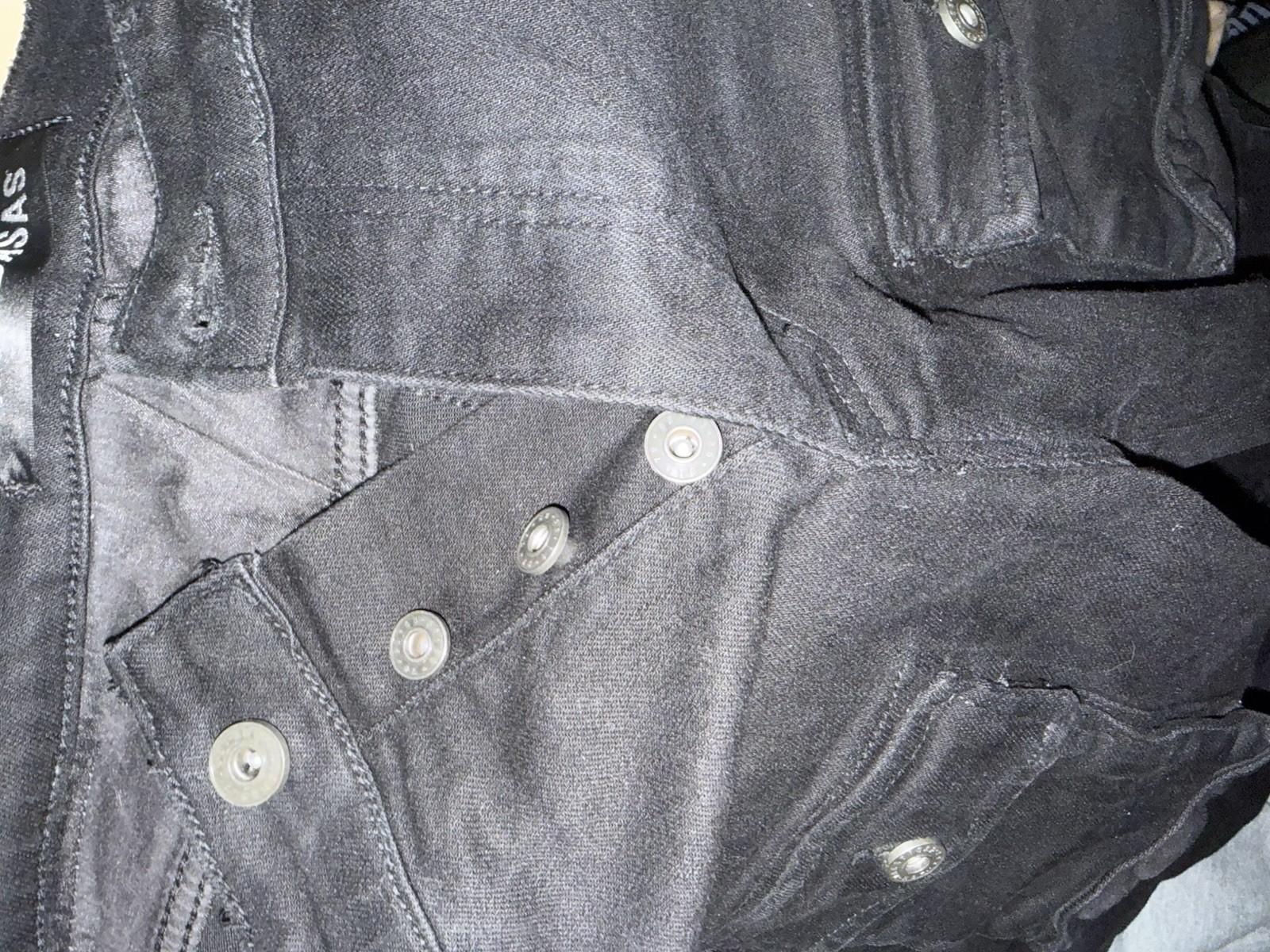 Valabasas Black Cargo Jeans Size 34 | Multi Pocket Designer Denim | Frayed Hem