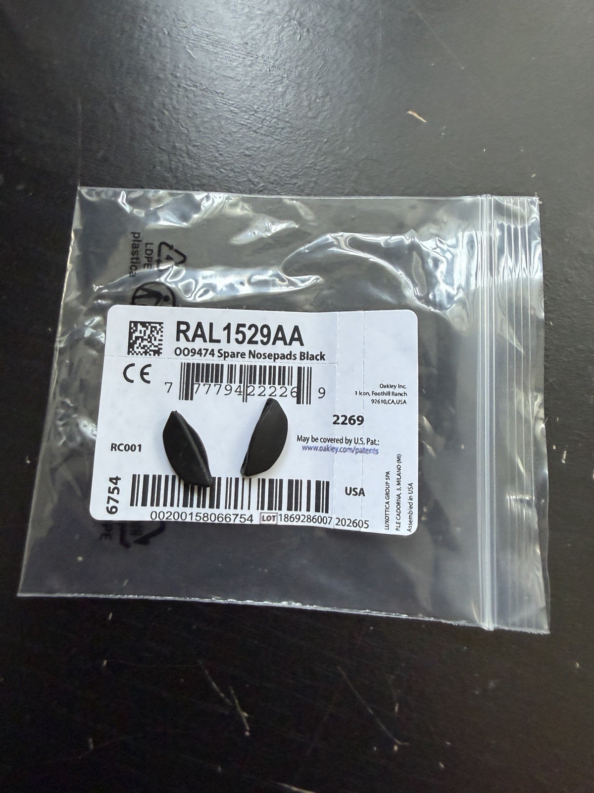 Regular Size Replacement Nose Pads for Oakley HSTN OO9242 OO9242A