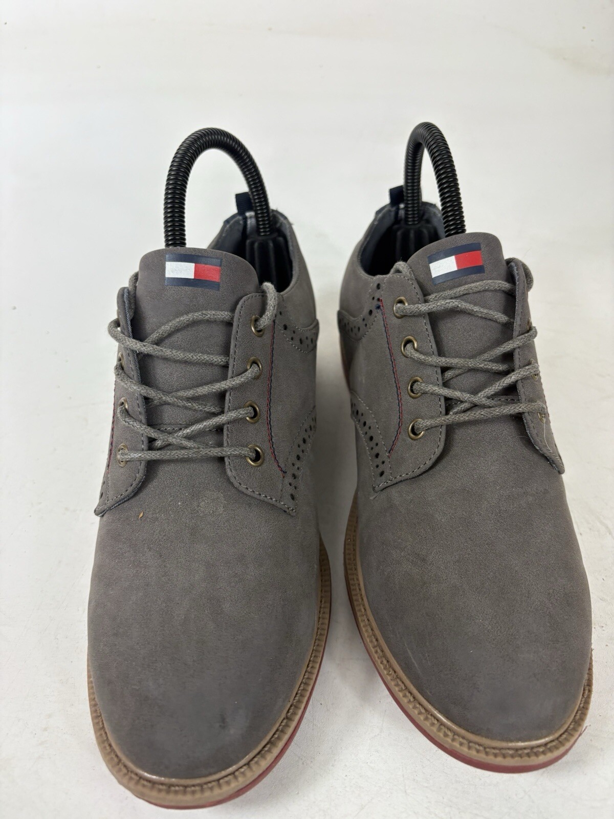 TOMMY HILFIGER Michael Pearl Boys Oxford Grey Lace Up Shoes Size 5