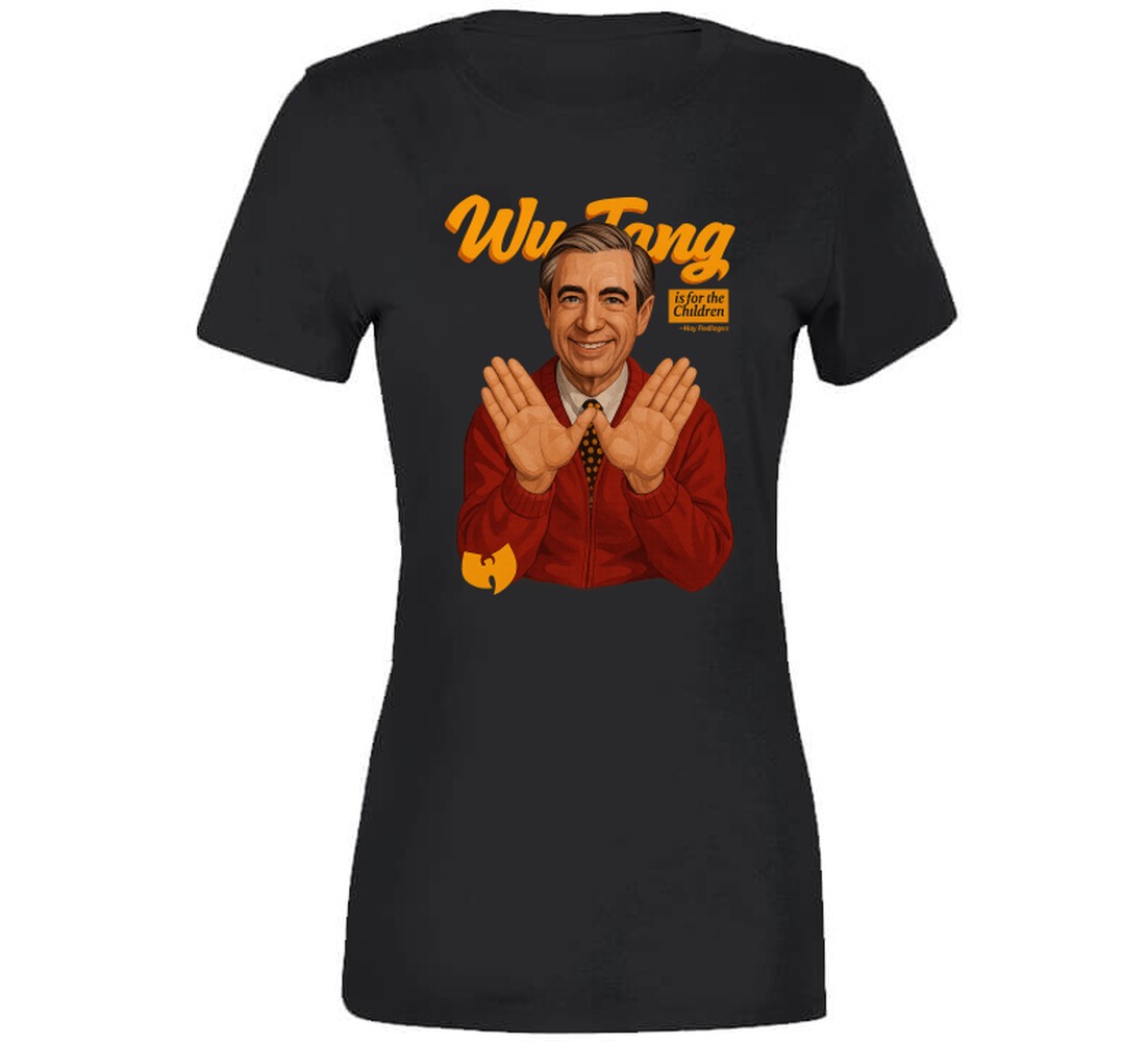Wu-tang Is For The Children Mr Rogers Funny Parody T Shirt