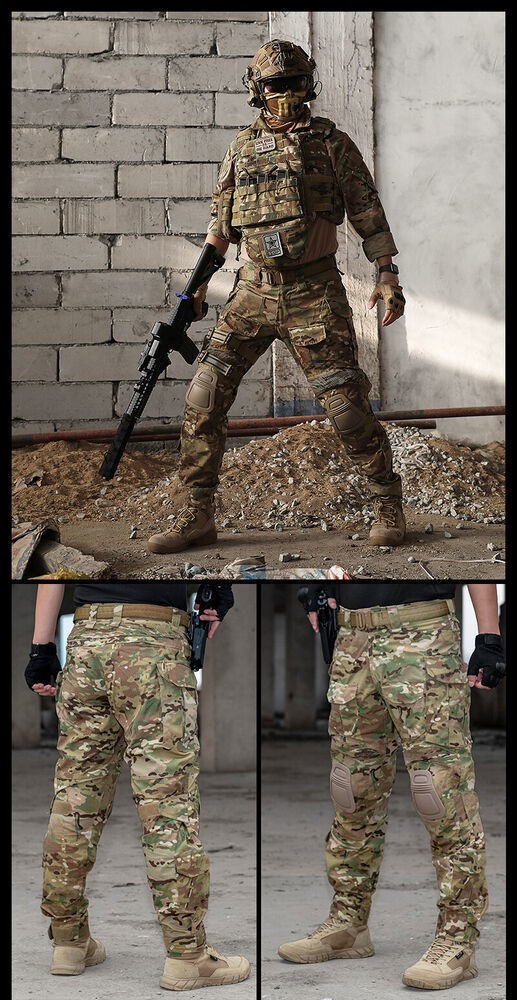 G3 Combat Pants Mens Army Military Hunting Tactical Trousers Hiking Camo