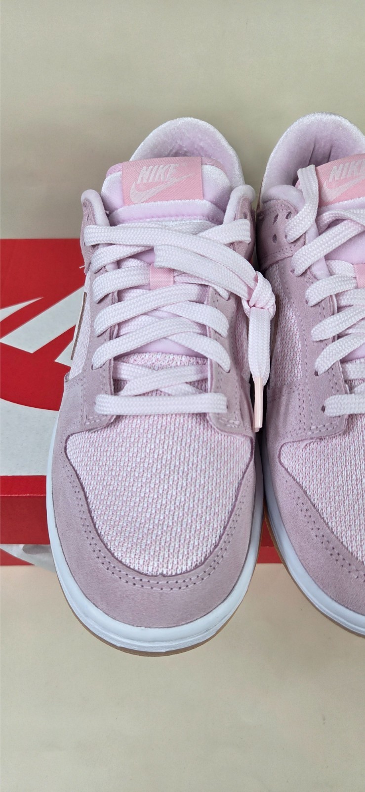 Nike Dunk Low Teddy Bear Light Soft Pink Womens Size 9 DZ5318-40 New