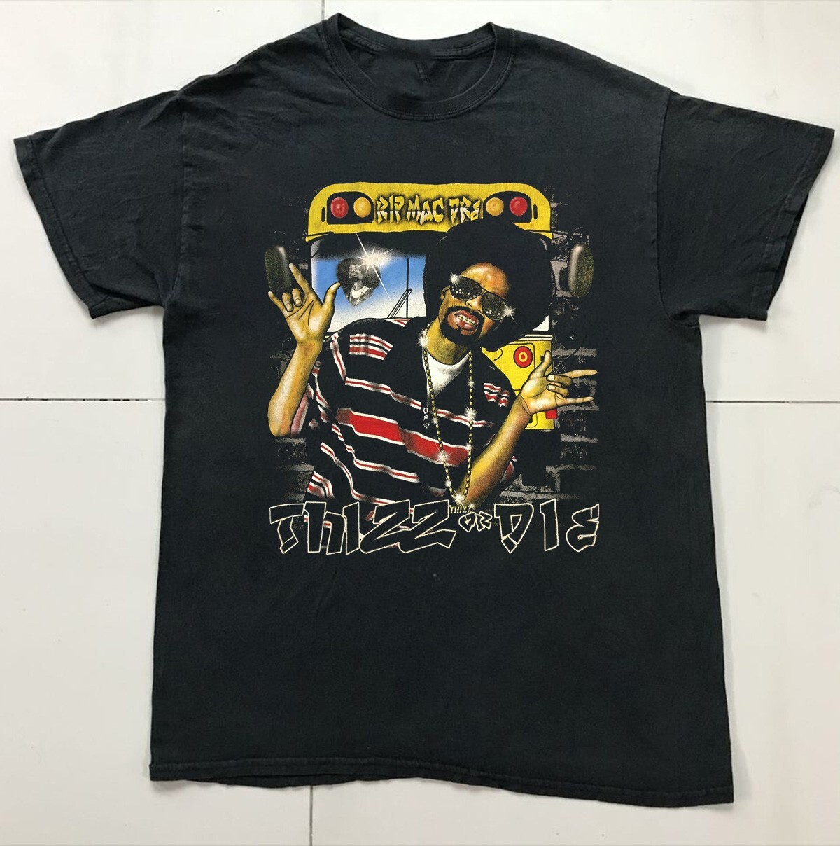 New Popular MAC DRE Singer Shirt New Rare Black S-234XL Shirt C1417