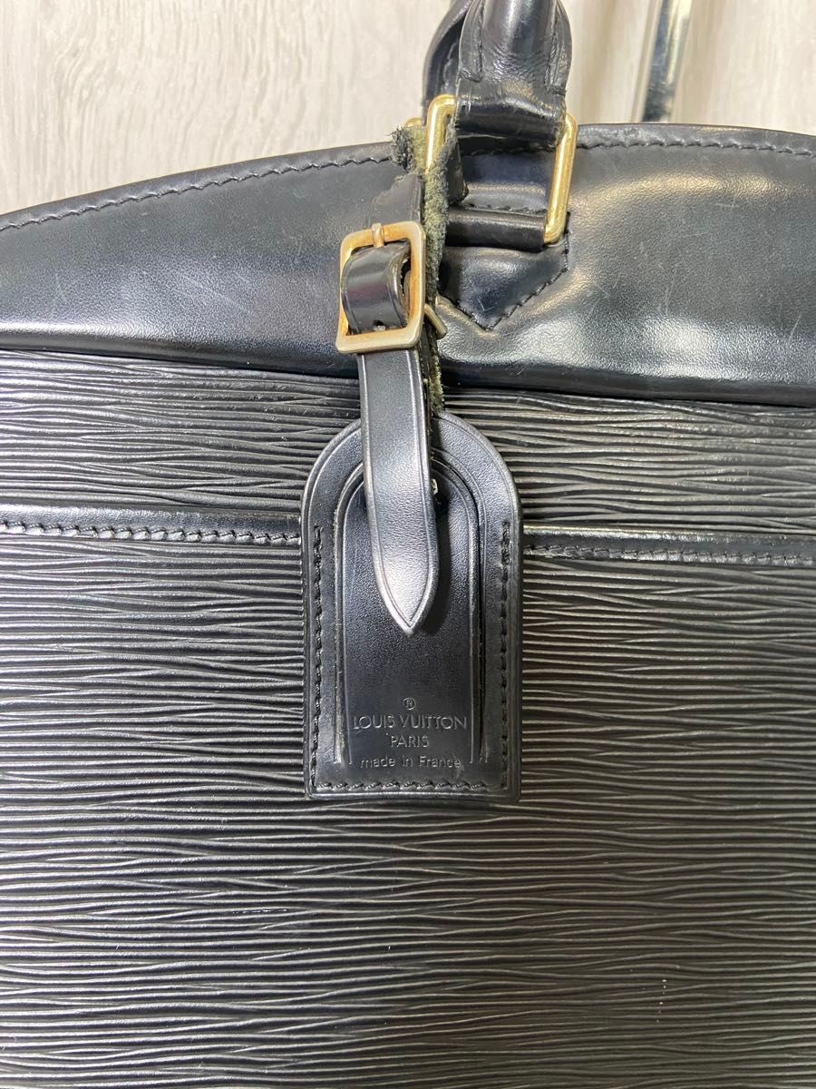 LOUIS VUITTON Bag: Epi Riviera Handbag Noir W36H26D17cm w/o accessories;–