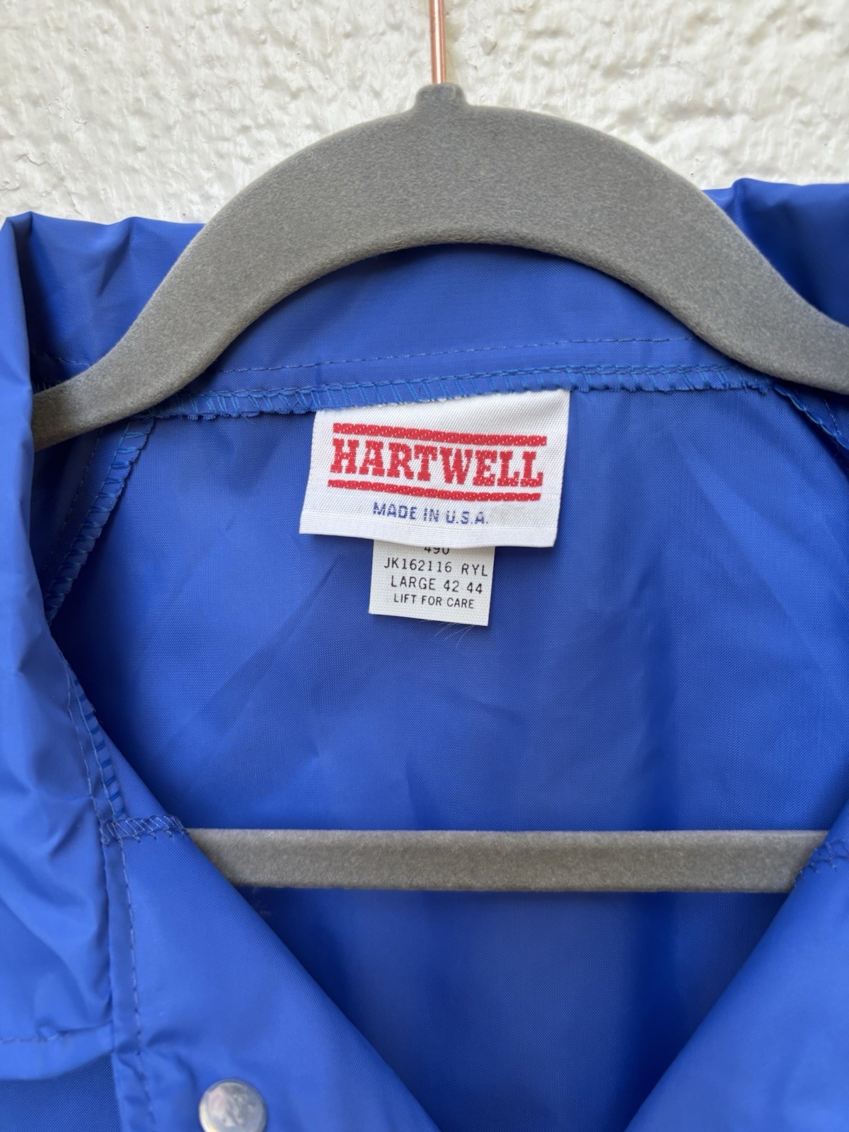 Vintage NWT Pepsi Jacket Mens Large Aloha 88 Hartwell Blue Snap Windbreaker