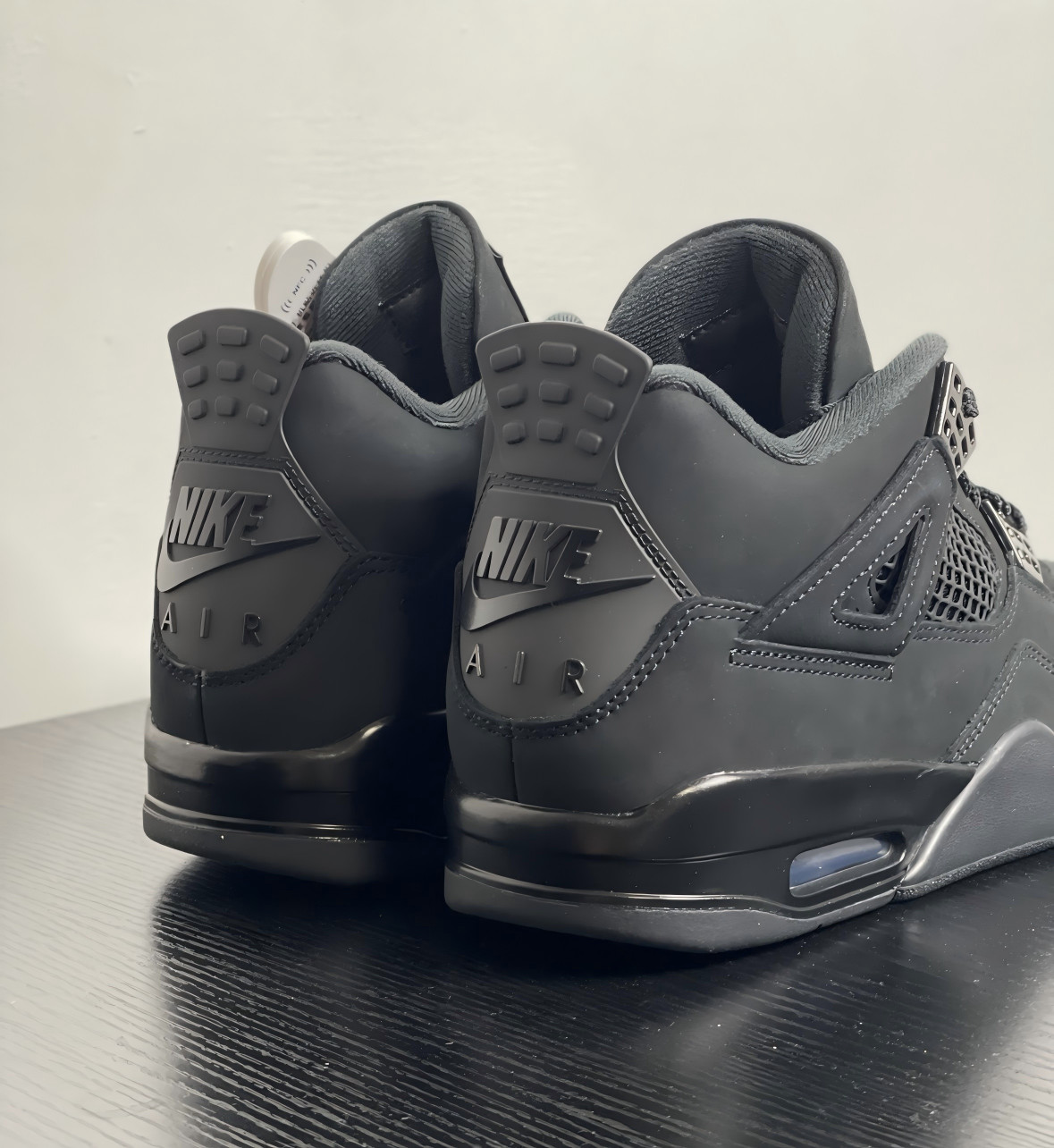 2025 Jordan 4 Retro “Black Cat”Men’s Black Basketball Shoes Mid-Top