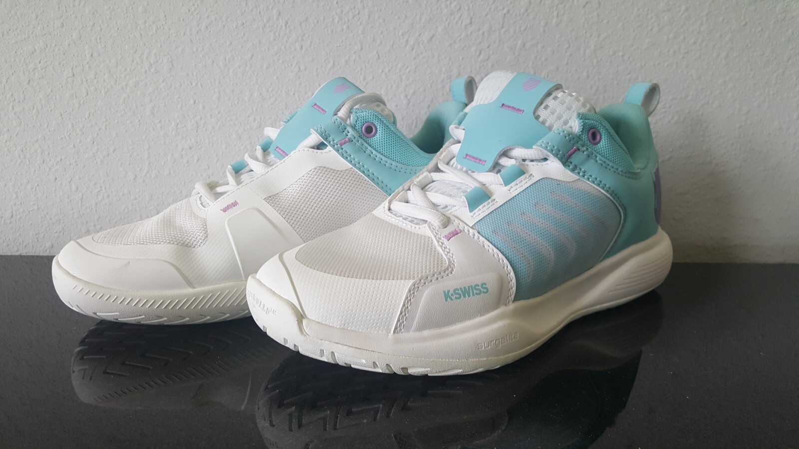 K-SWISS Women’s ULTRASHOT TEAM Low 97395-190 Brilliant White/Angel Blue