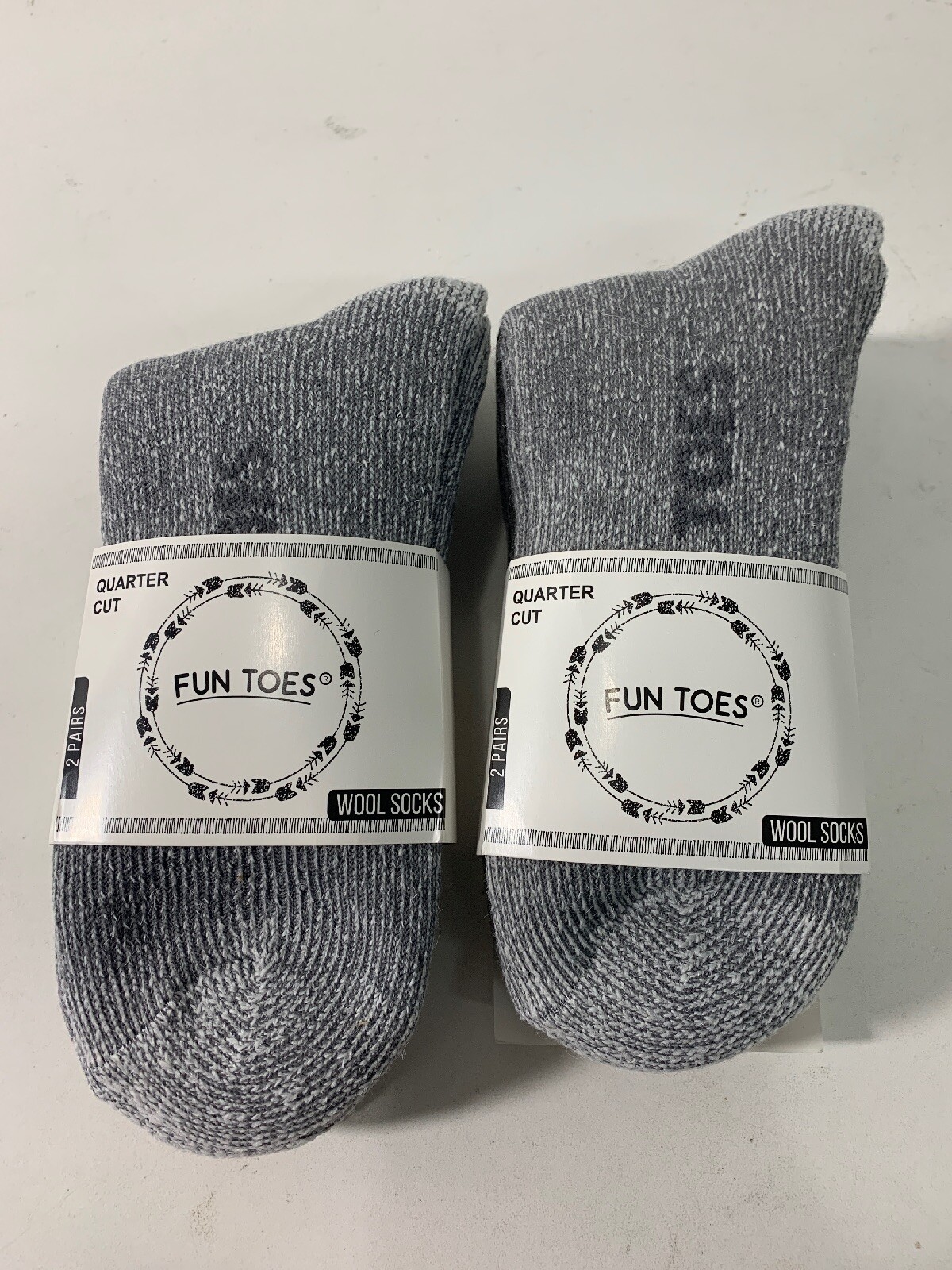 Men’s 80% Merino Wool Ankle Socks 6 Pairs All Seasons Winter Cushioned Hiking