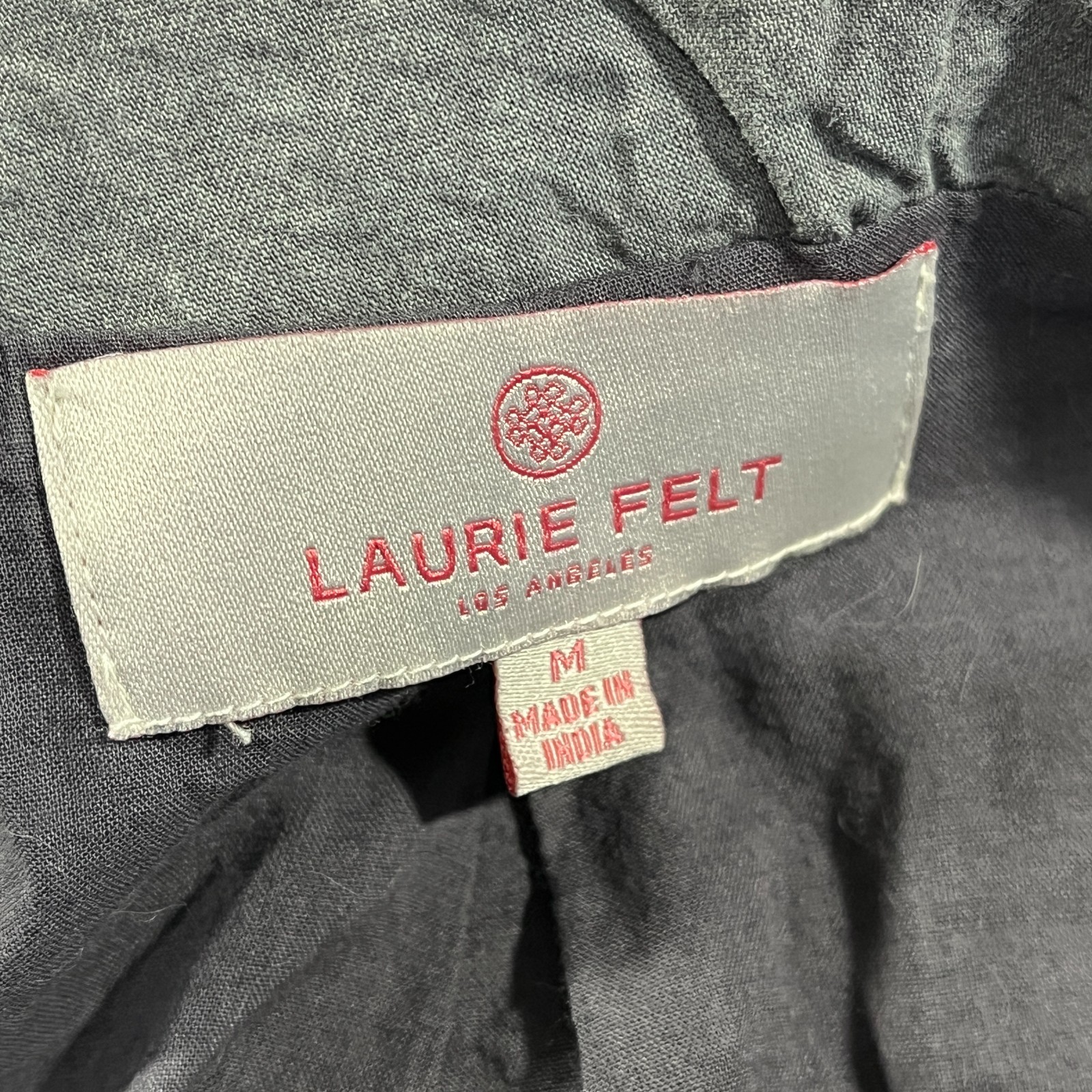 Laurie Felt Jacket Medium Southwest Western Boho Embroidered Hippie Open Front
