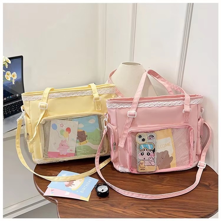 Large Anime Itabag Tote Bag 33cm/13in x 22cm/8.7in x 12cm/4.7in Nylon Lining