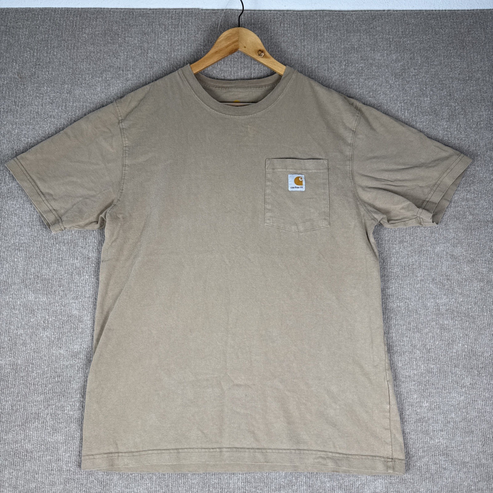 Carhartt Men’s K87 Medium Short Sleeve T-Shirt – Desert