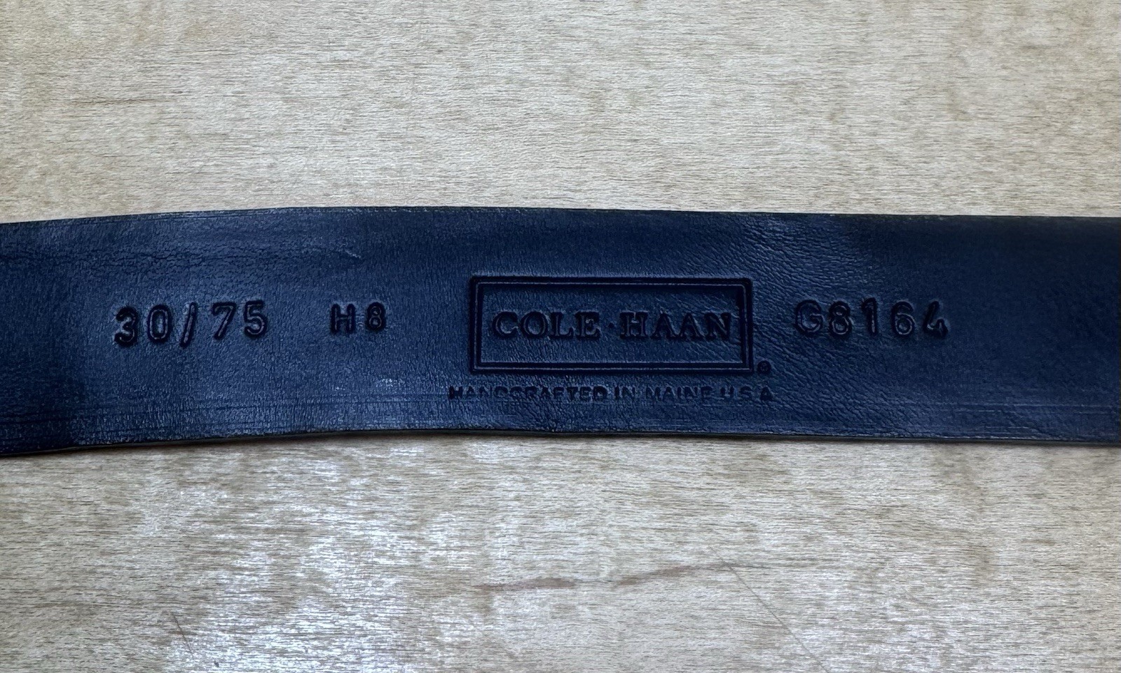 Cole Haan SET OF 2 Size 30 Men’s Leather Croc Embossed Belts 1 Black 1 Brown