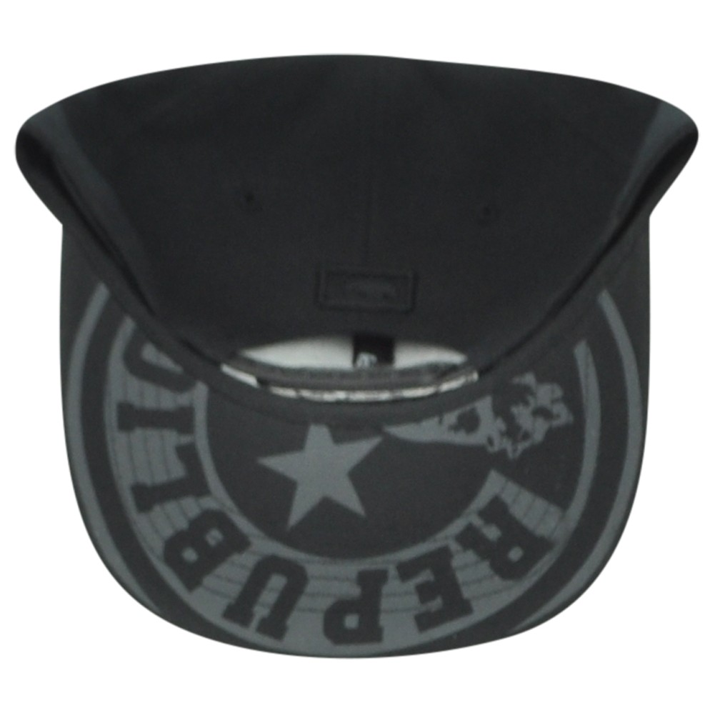 Leader California Republic Cali State Bear USA Black Snapback Flat Bill Hat Cap