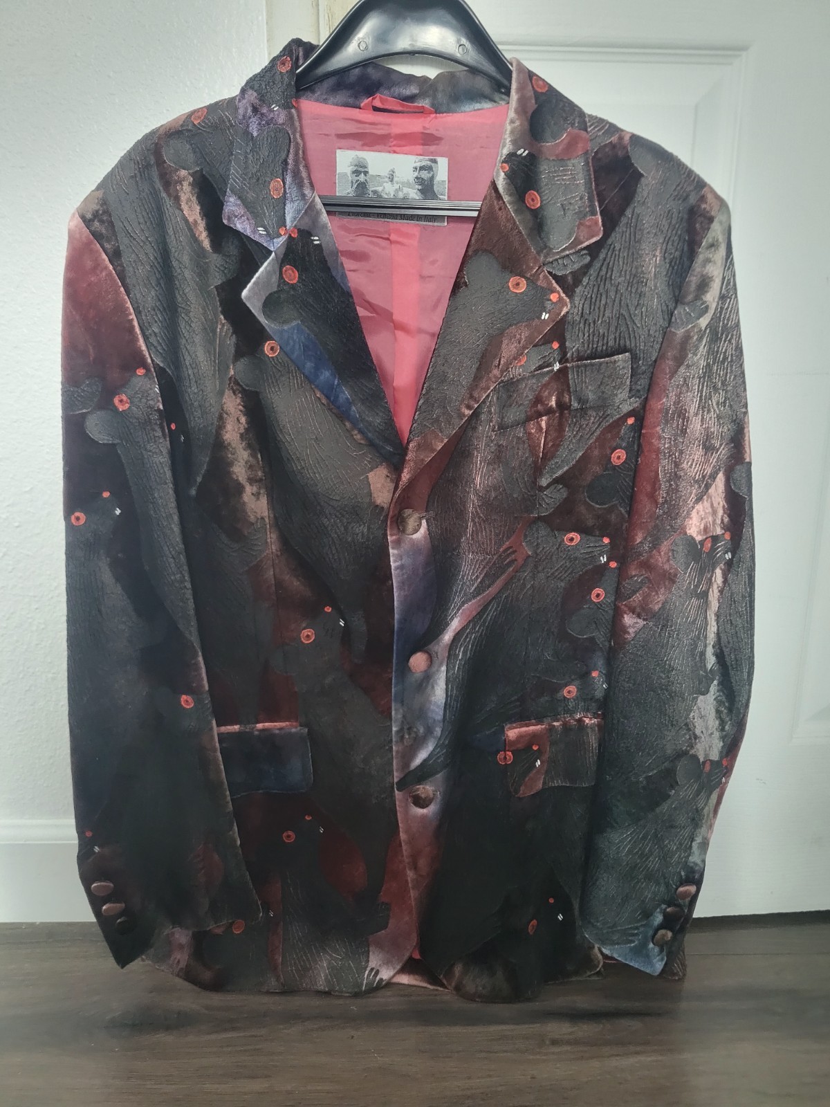 Fiorella Mancini Hand Painted Rat Art Coat, Blazer – Italian Designer