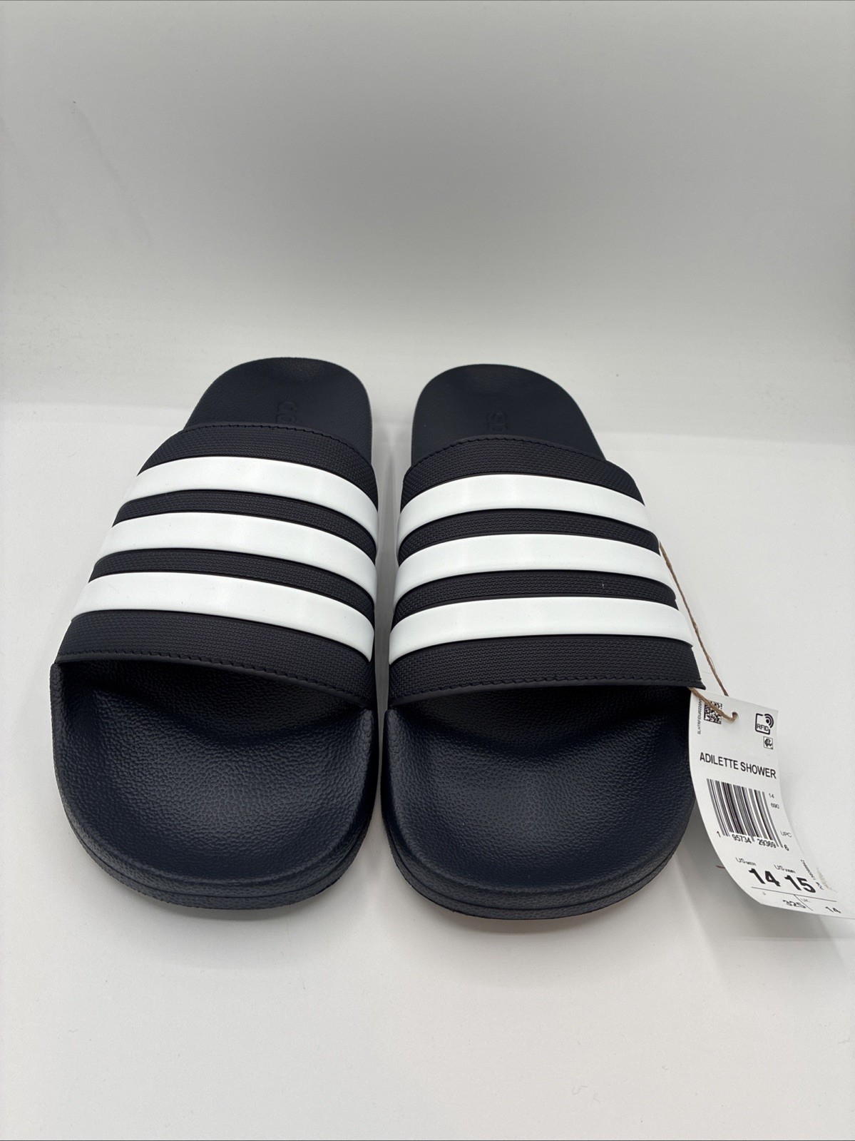 Adidas Adilette Shower Slide Legend Ink/Cloud White GZ5920 Size Men 14 Women 15