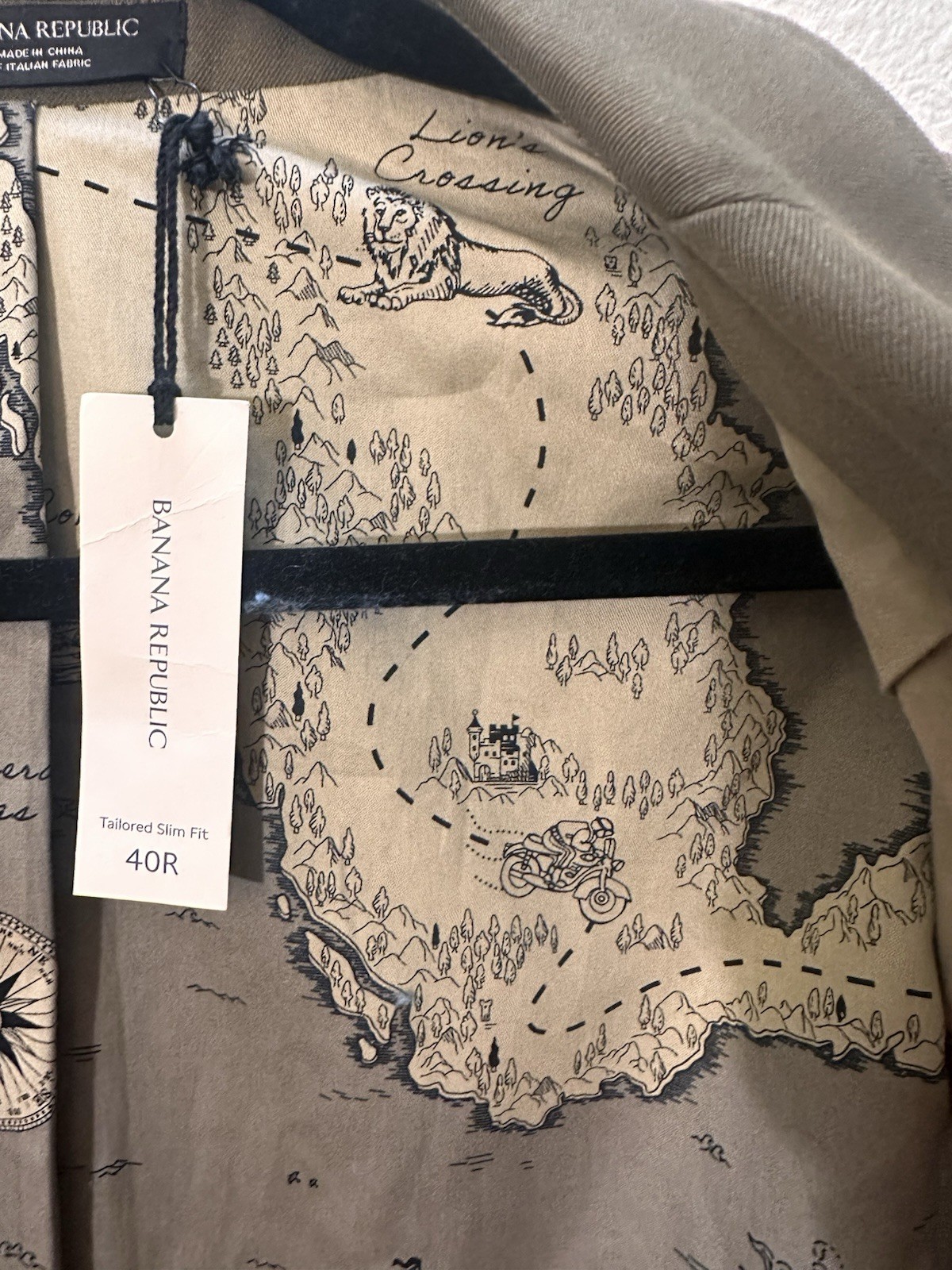 Banana Republic NEW Expedition 44 Heritage Mens Blazer Utility Safari Jacket
